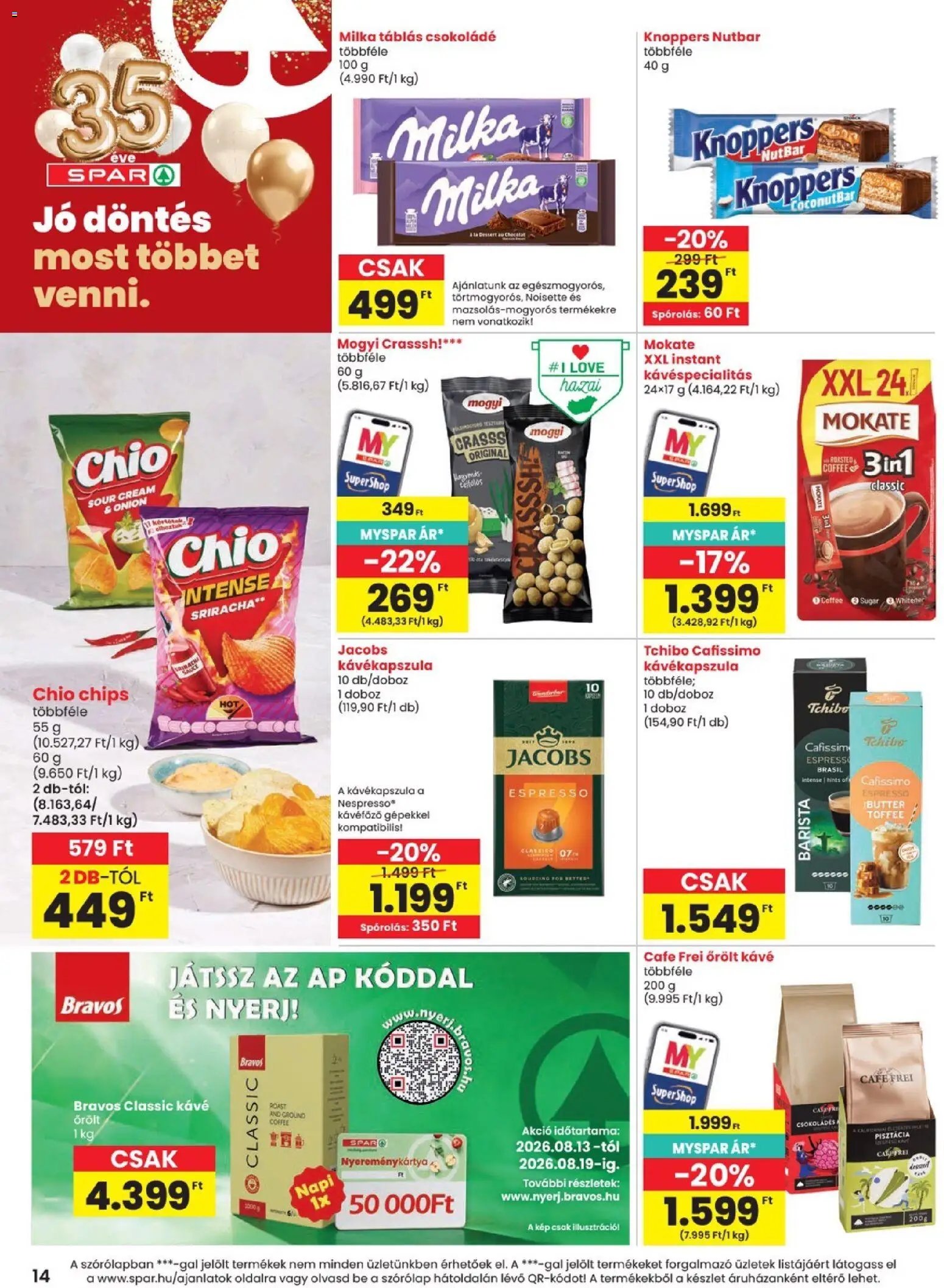 Spar újság 2026.08.13. Spar akciós újság