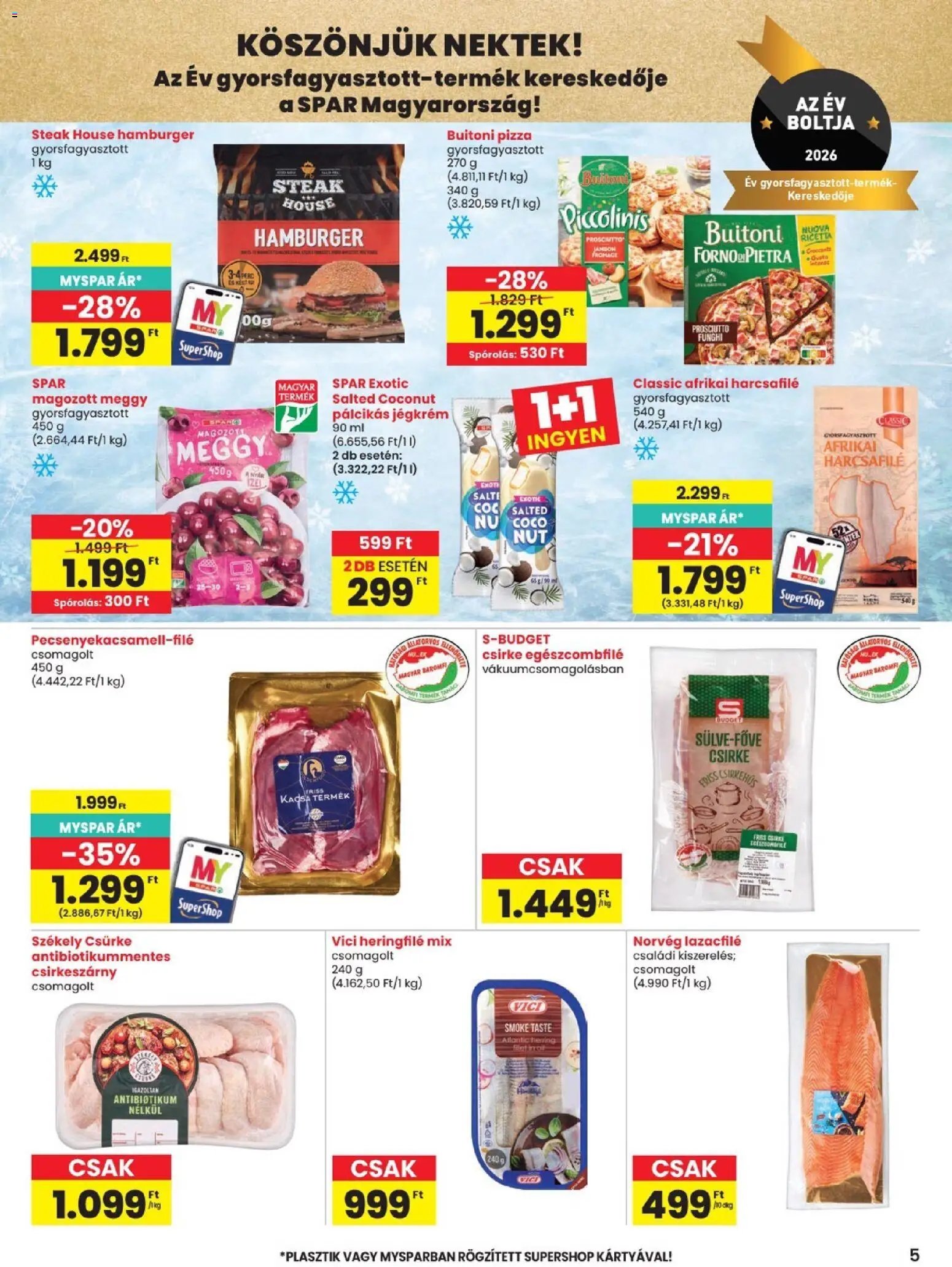 Spar újság 2026.08.13. Spar akciós újság