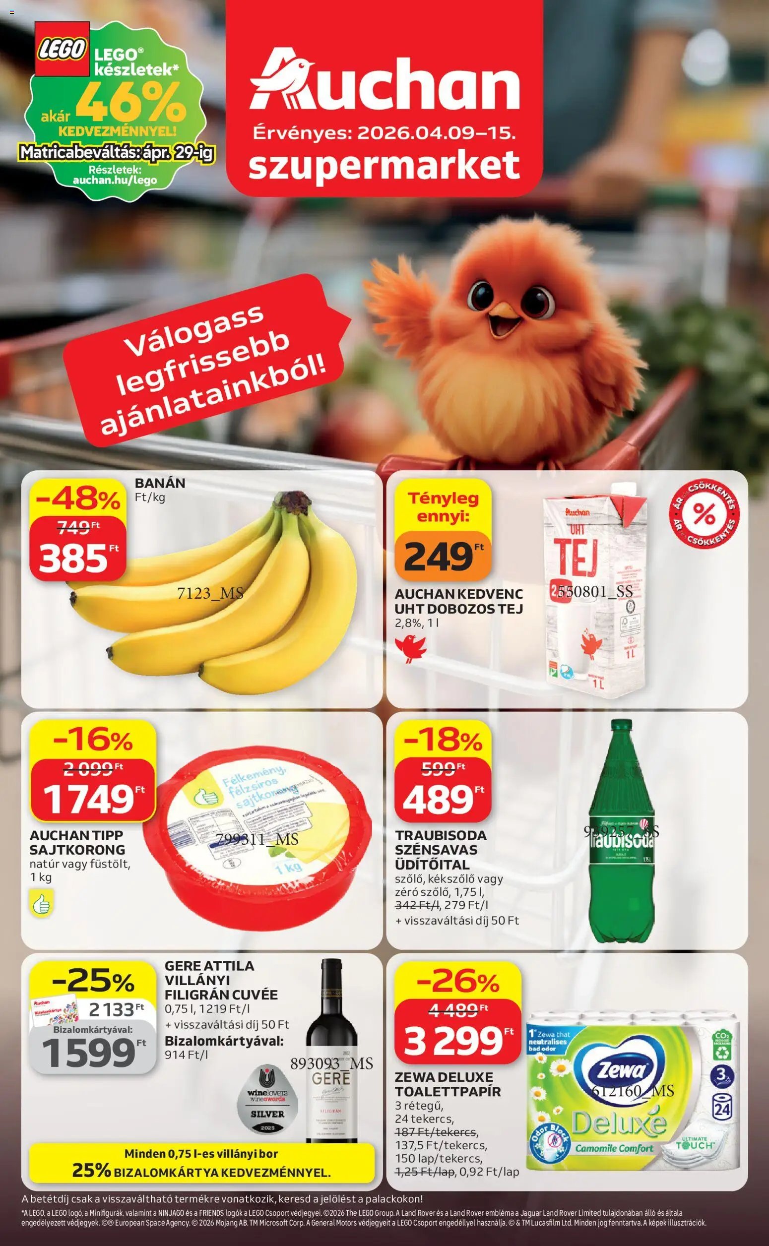 Auchan újság 2026.04.09. Auchan Szupermarket akciós újság (2026-04-09 - 2026-04-15)