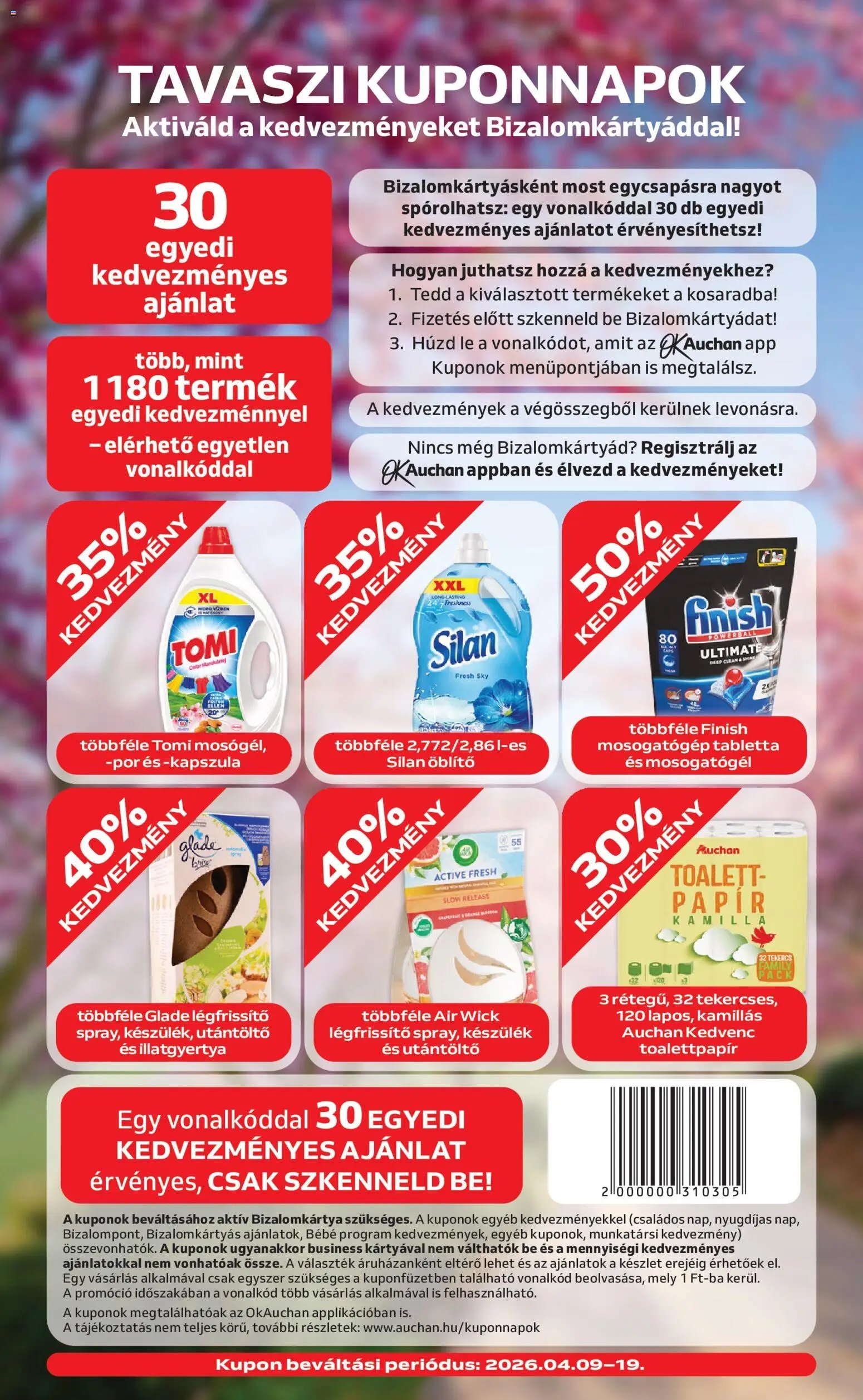 Auchan újság 2026.04.09. Auchan Szupermarket akciós újság (2026-04-09 - 2026-04-15)