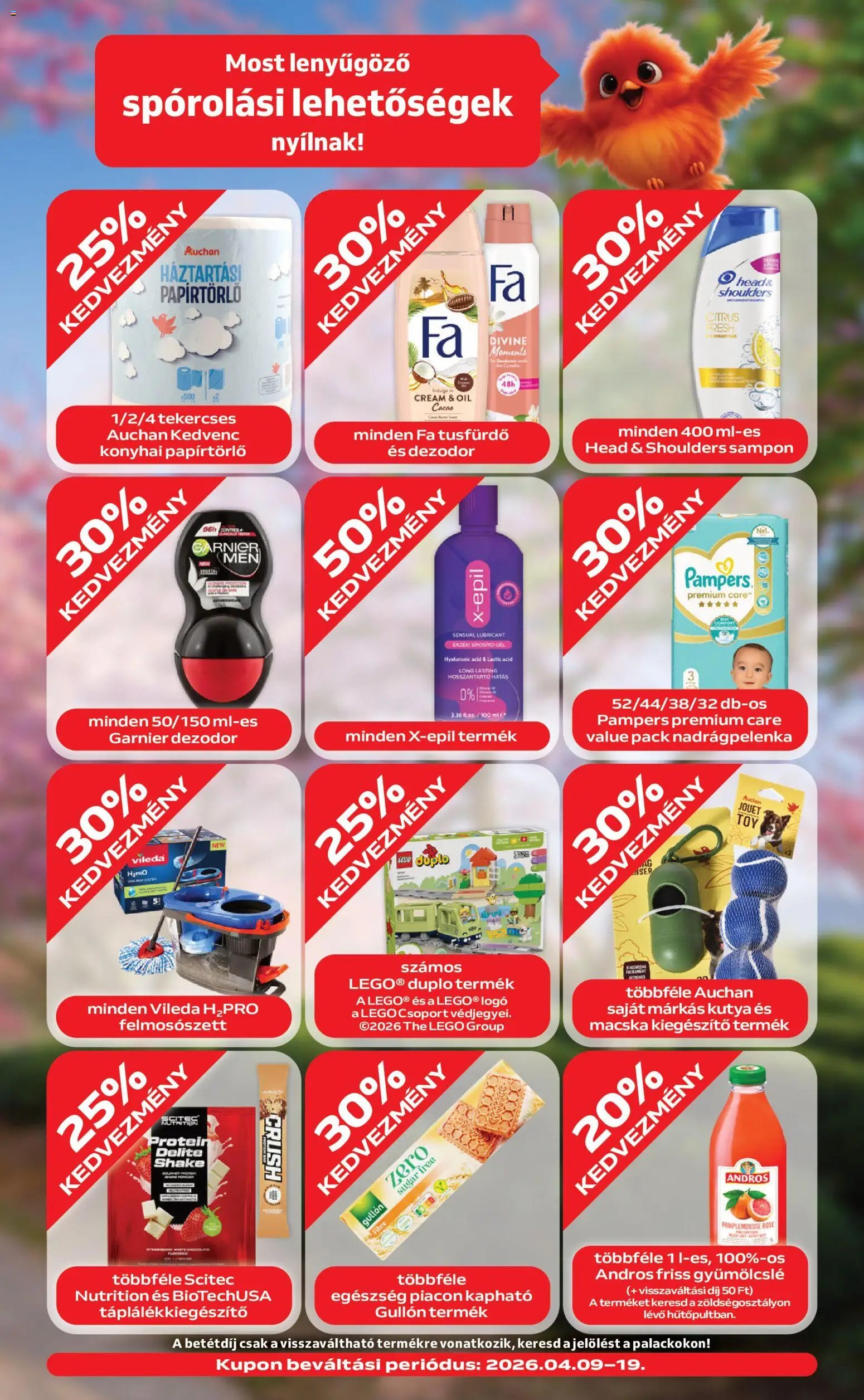 Auchan újság 2026.04.09. Auchan Szupermarket akciós újság (2026-04-09 - 2026-04-15)
