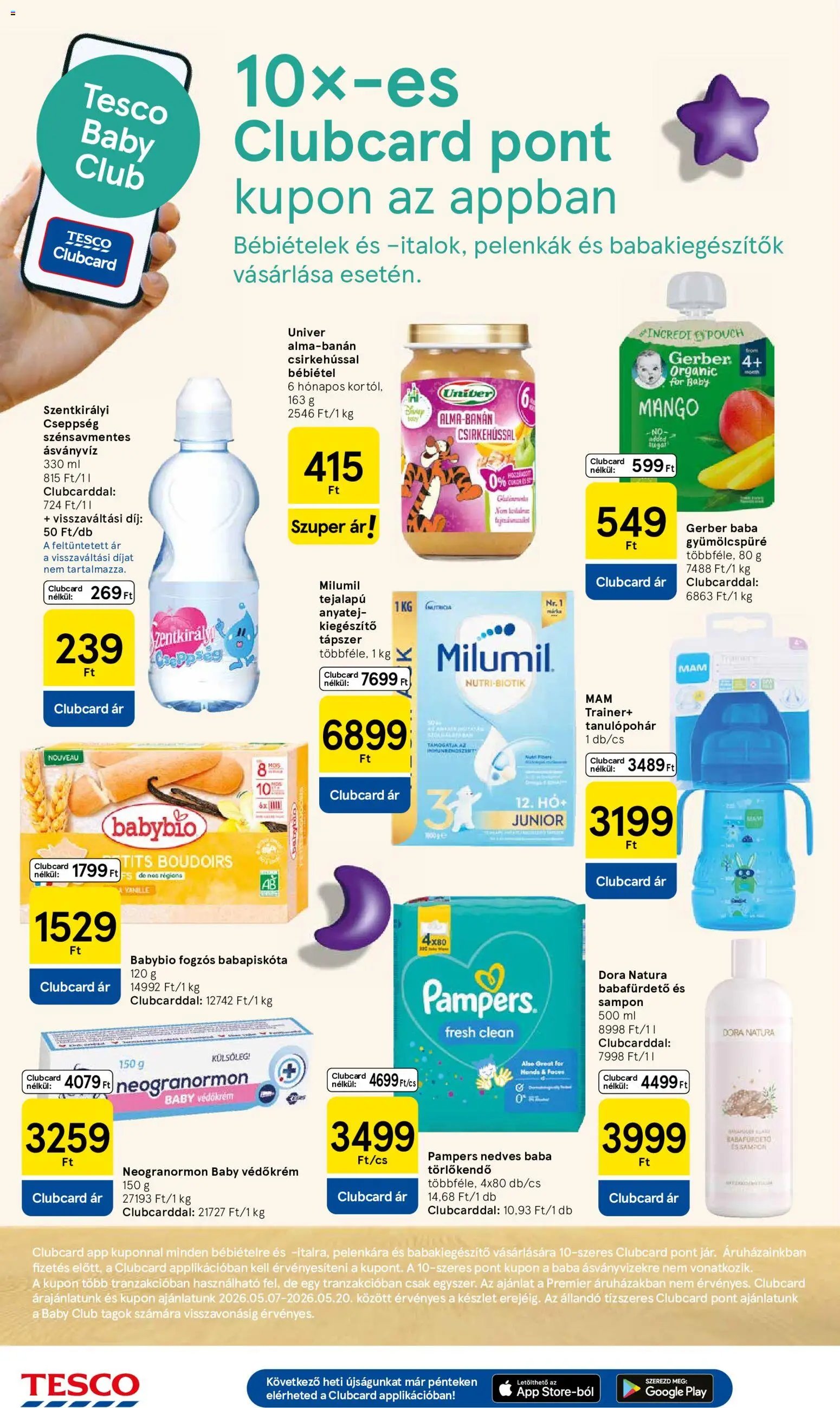 Tesco újság 2026.05.07. Tesco aktuális akciós újság (2026-05-07 - 2026-05-13)
