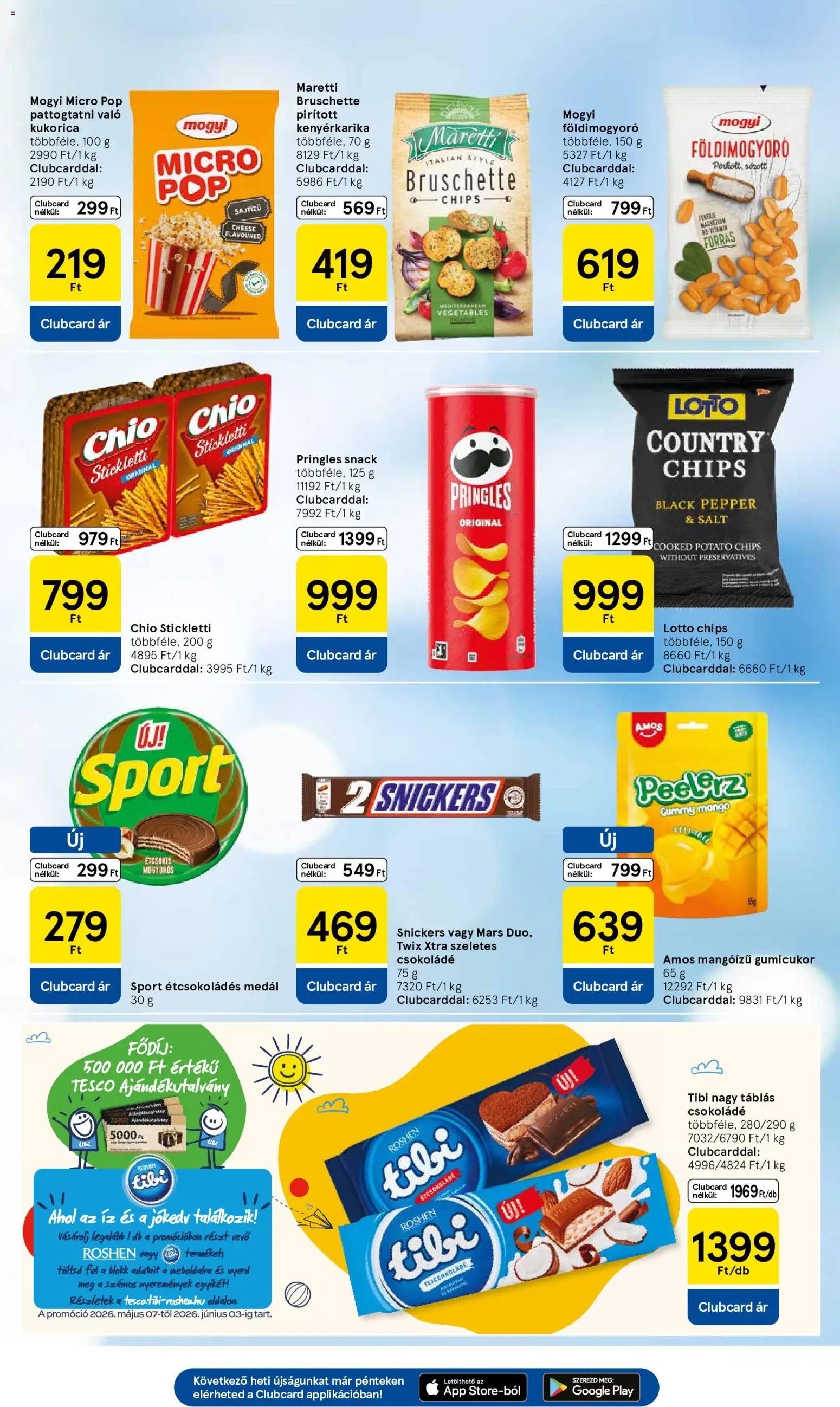 Tesco újság 2026.05.07. Tesco aktuális akciós újság (2026-05-07 - 2026-05-13)
