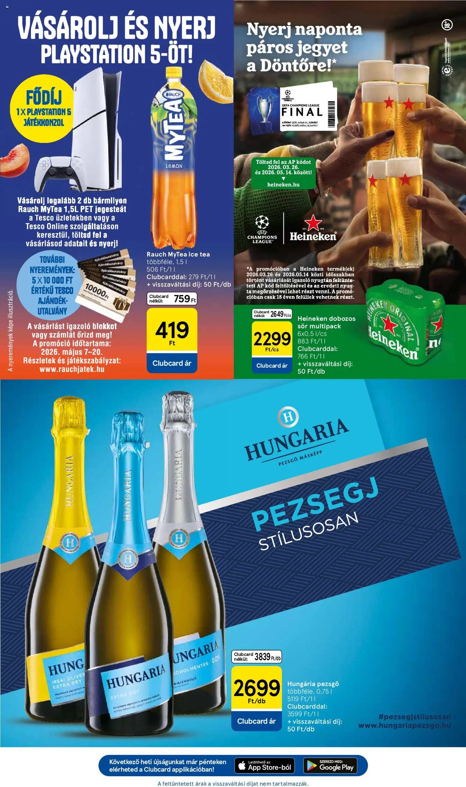 Tesco újság 2026.05.07. Tesco aktuális akciós újság (2026-05-07 - 2026-05-13)