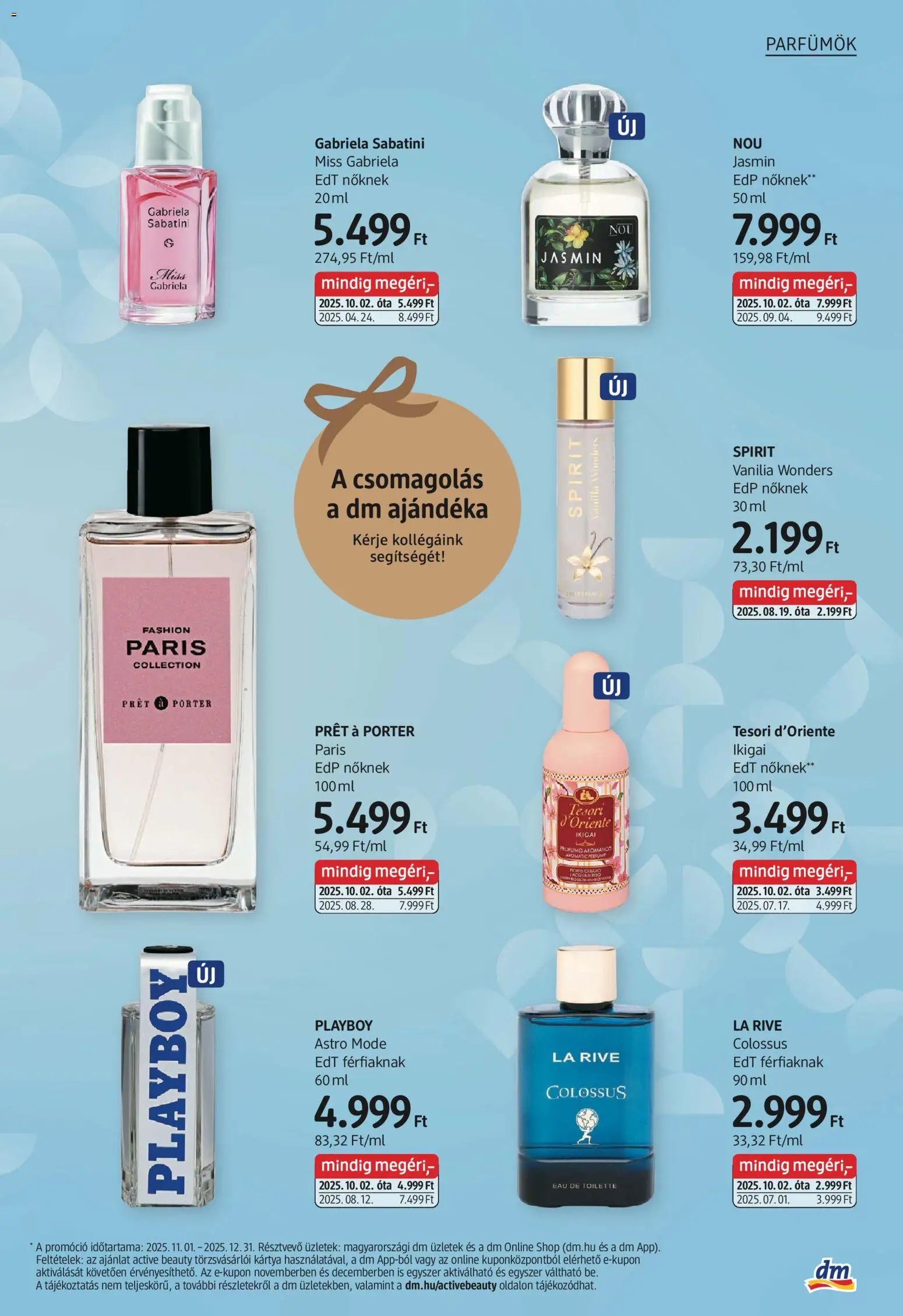 DM Drogerie Markt újság 2025.10.30. Ajándékkatalógusunk (2025-10-30 - 2025-12-31)