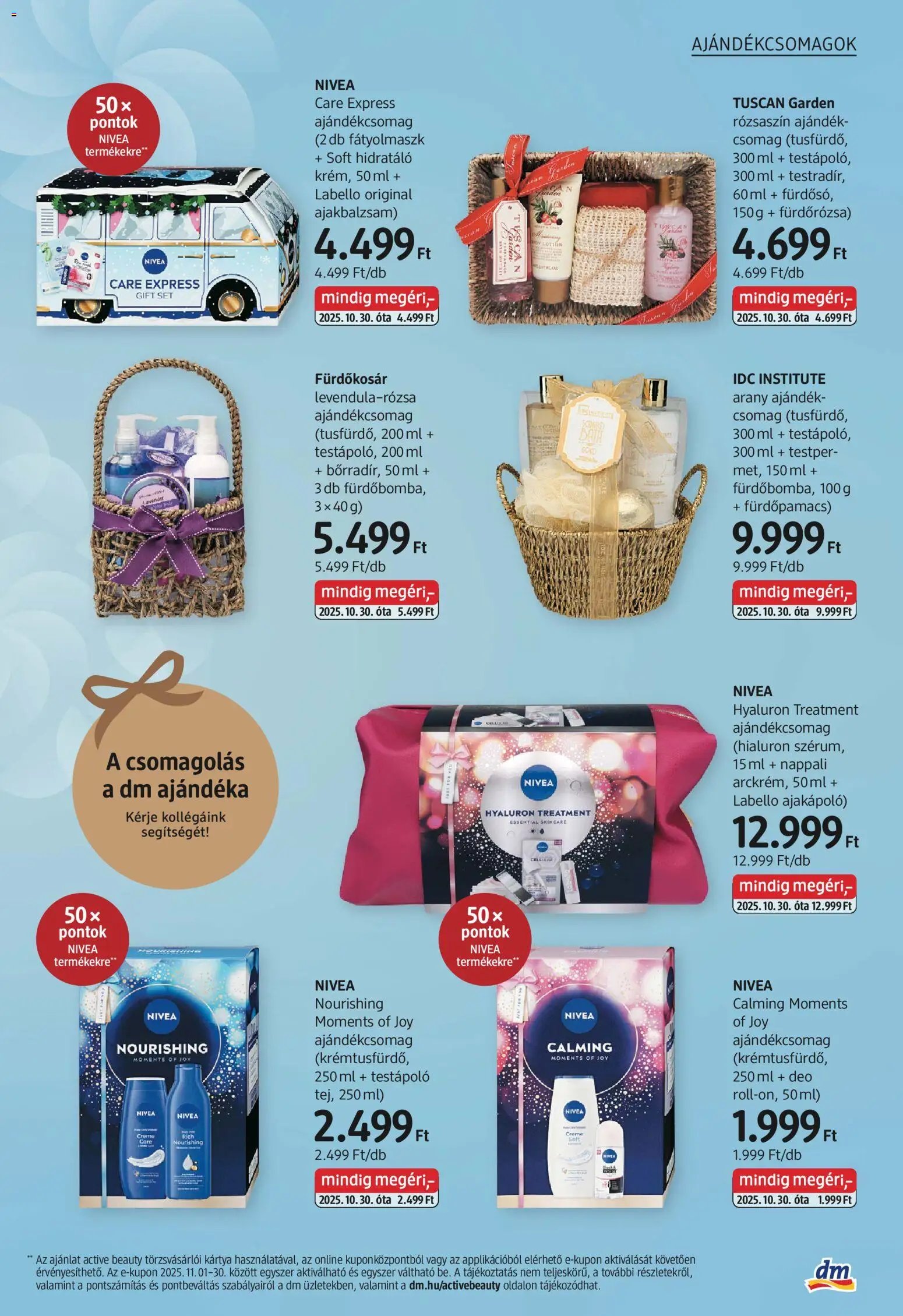 DM Drogerie Markt újság 2025.10.30. Ajándékkatalógusunk (2025-10-30 - 2025-12-31)