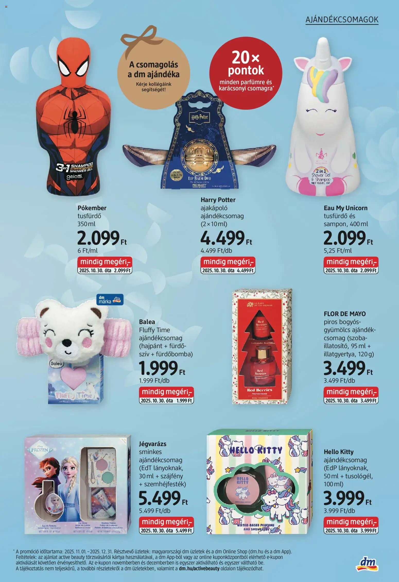 DM Drogerie Markt újság 2025.10.30. Ajándékkatalógusunk (2025-10-30 - 2025-12-31)
