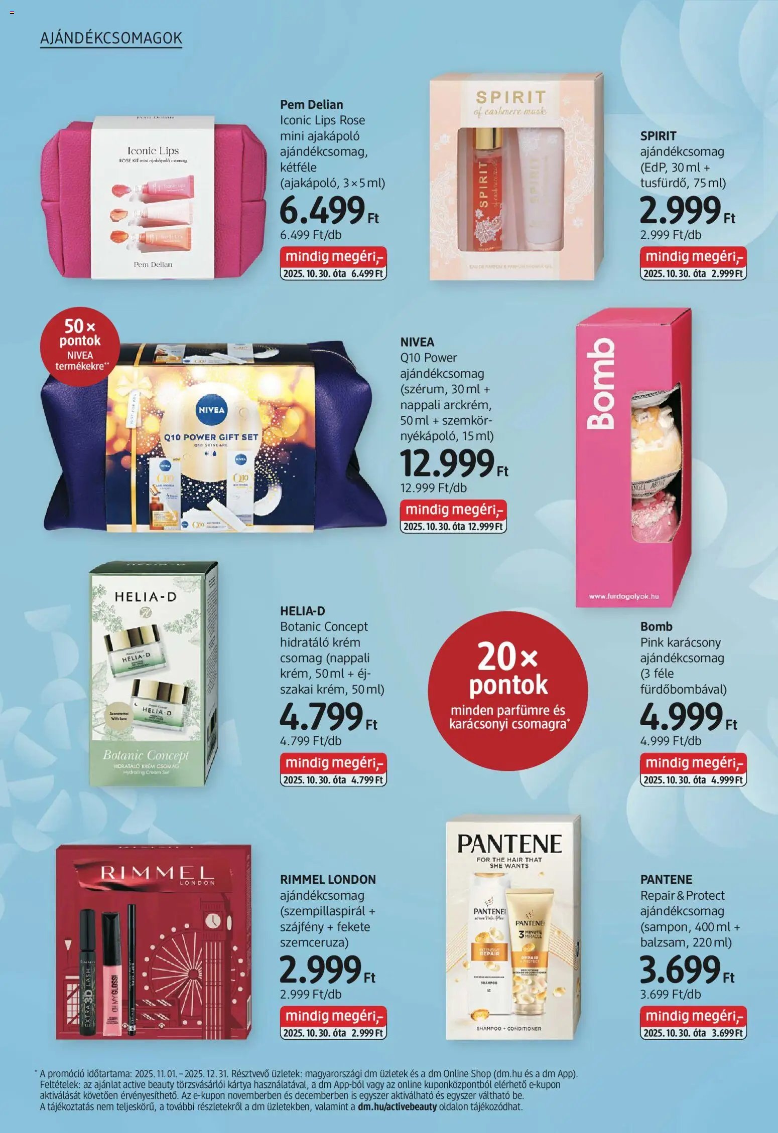 DM Drogerie Markt újság 2025.10.30. Ajándékkatalógusunk (2025-10-30 - 2025-12-31)