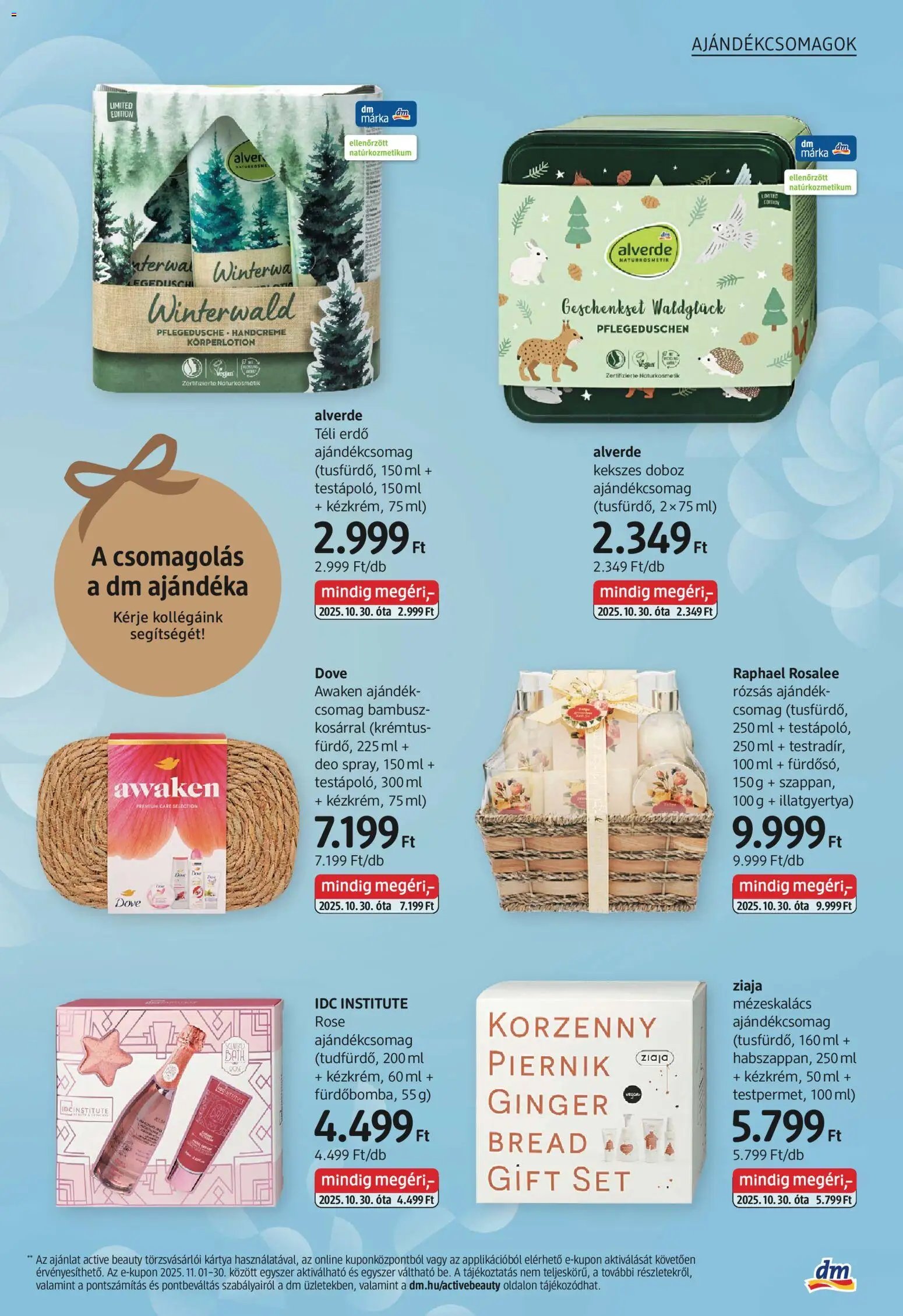 DM Drogerie Markt újság 2025.10.30. Ajándékkatalógusunk (2025-10-30 - 2025-12-31)