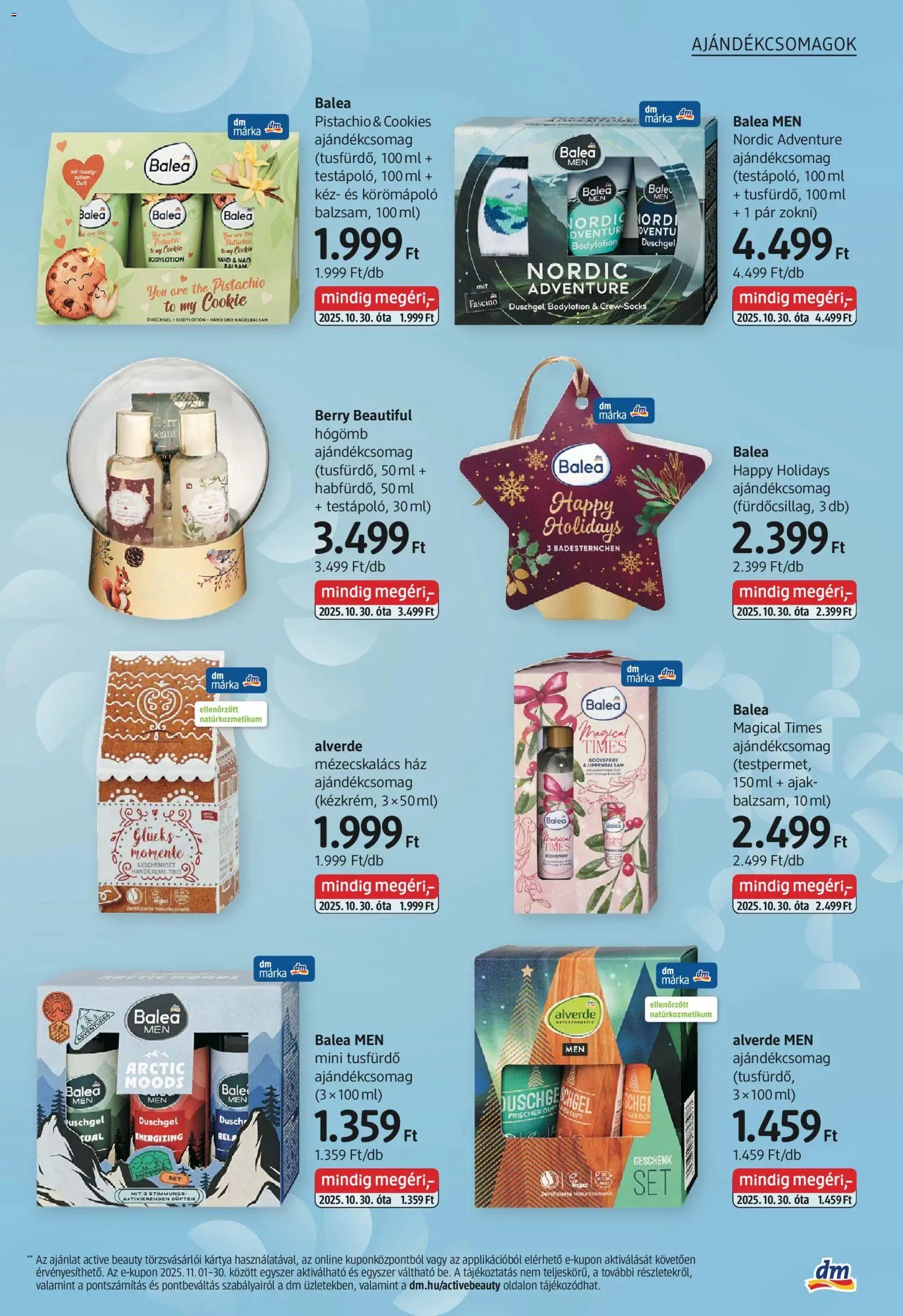 DM Drogerie Markt újság 2025.10.30. Ajándékkatalógusunk (2025-10-30 - 2025-12-31)