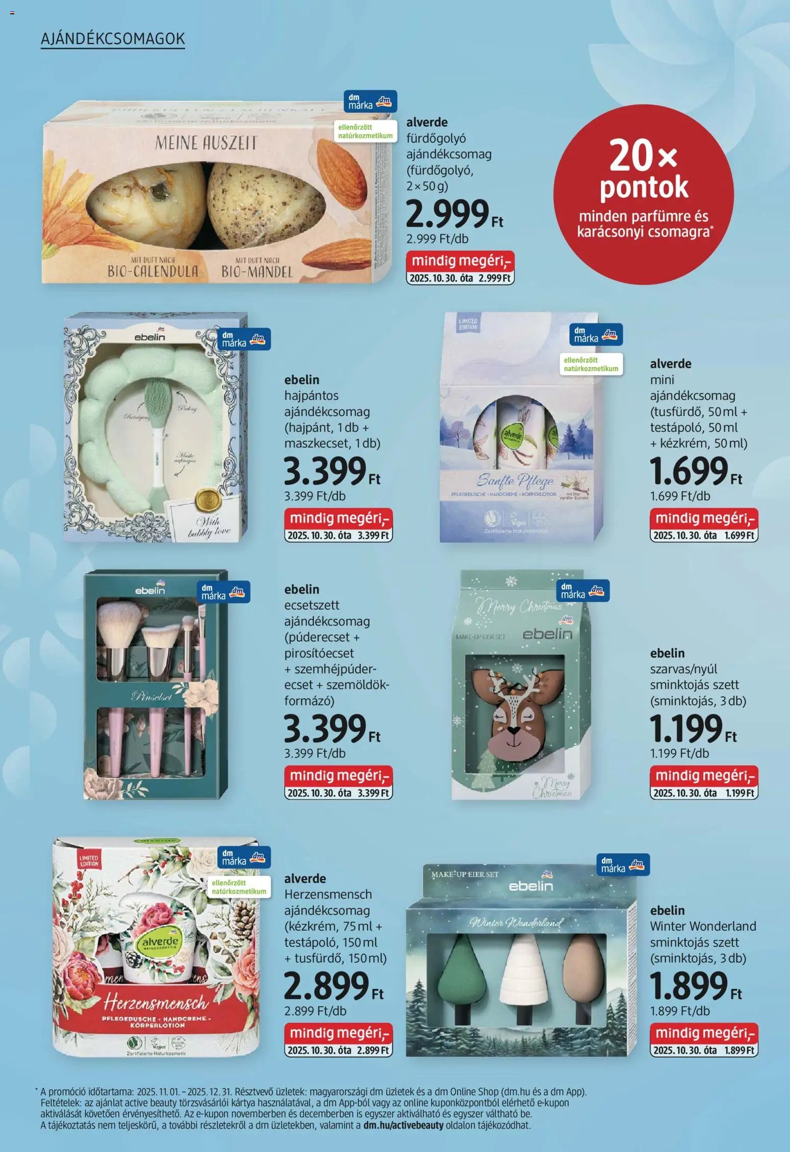 DM Drogerie Markt újság 2025.10.30. Ajándékkatalógusunk (2025-10-30 - 2025-12-31)