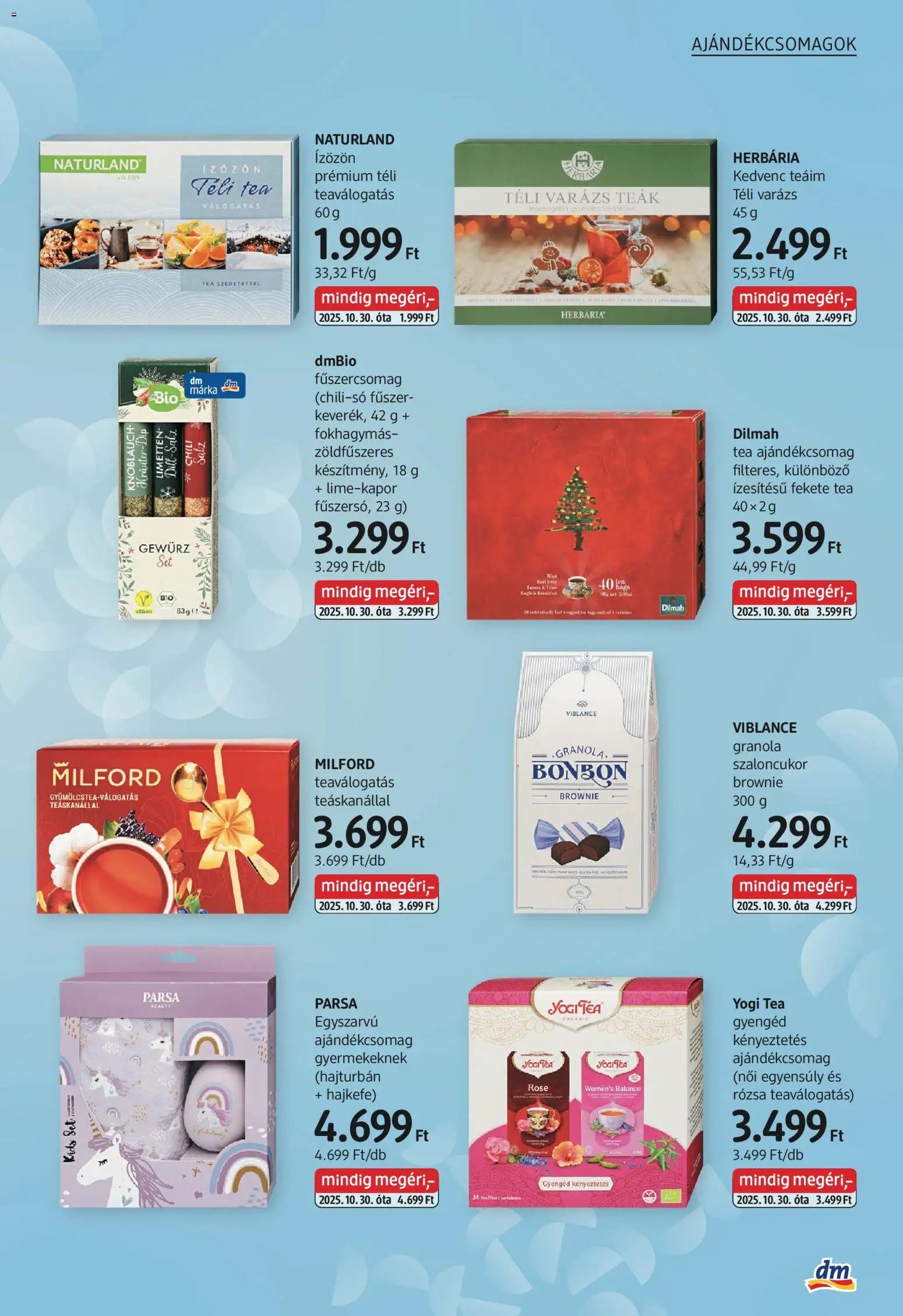DM Drogerie Markt újság 2025.10.30. Ajándékkatalógusunk (2025-10-30 - 2025-12-31)