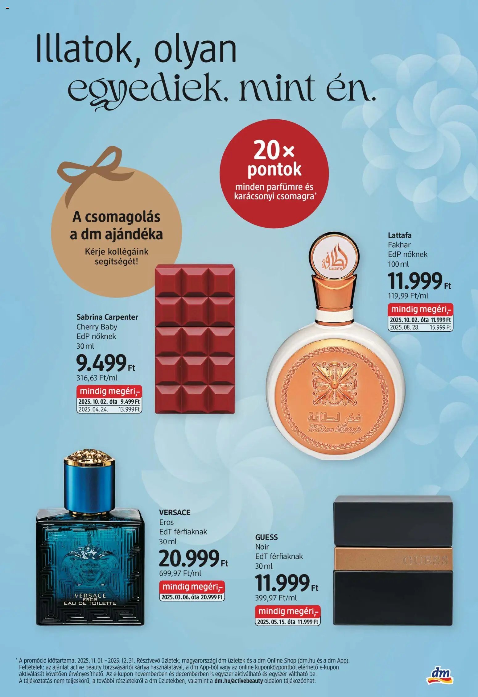 DM Drogerie Markt újság 2025.10.30. Ajándékkatalógusunk (2025-10-30 - 2025-12-31)