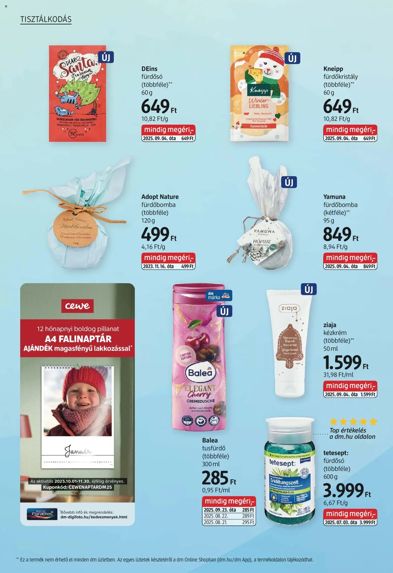 DM Drogerie Markt újság 2025.10.30. Ajándékkatalógusunk (2025-10-30 - 2025-12-31)