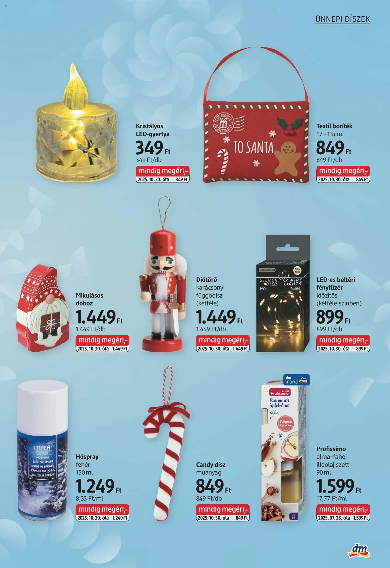 DM Drogerie Markt újság 2025.10.30. Ajándékkatalógusunk (2025-10-30 - 2025-12-31)