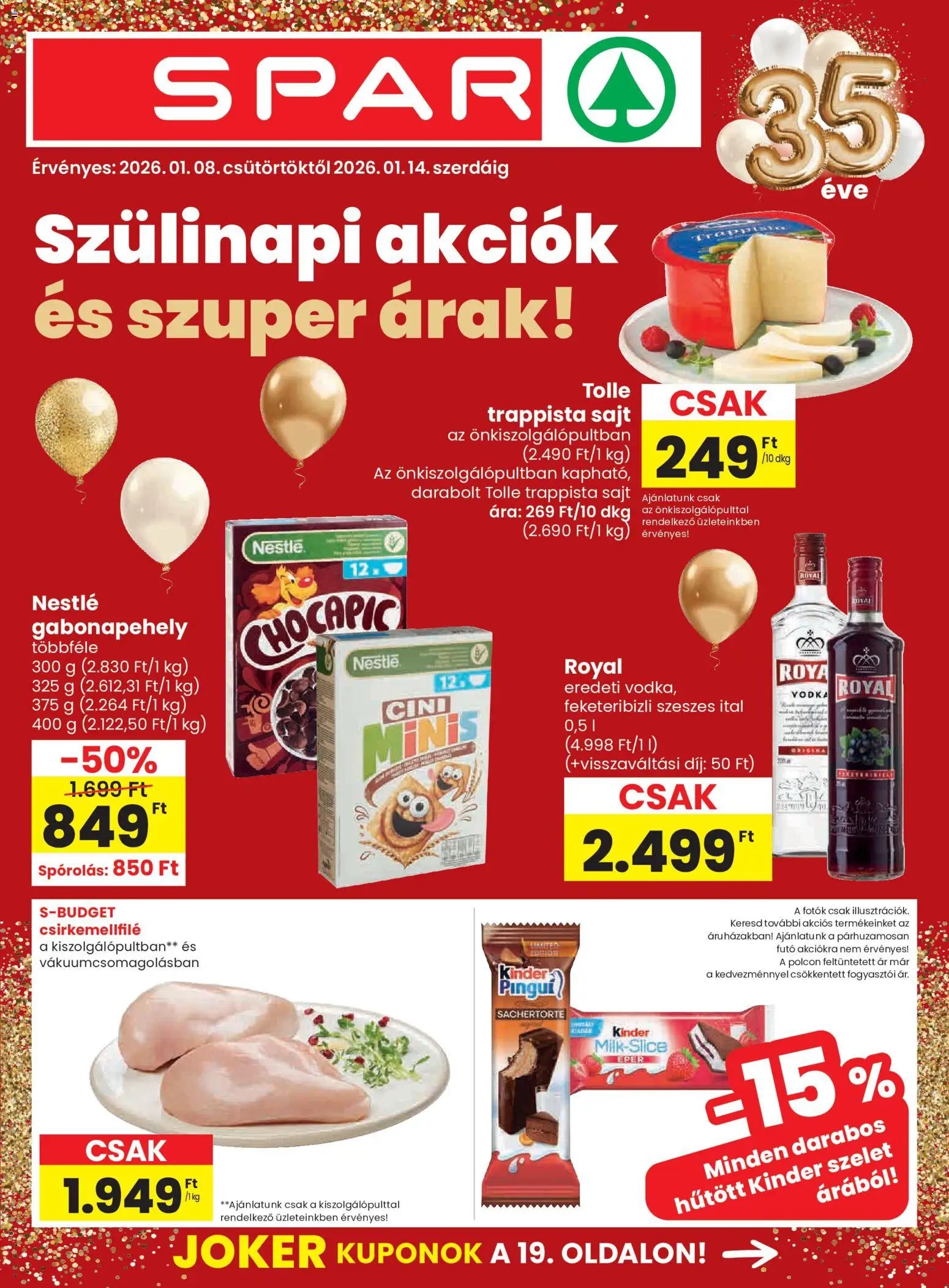 Spar újság 2026.01.08. Akciós újság Spar (2026-01-08 - 2026-01-14)