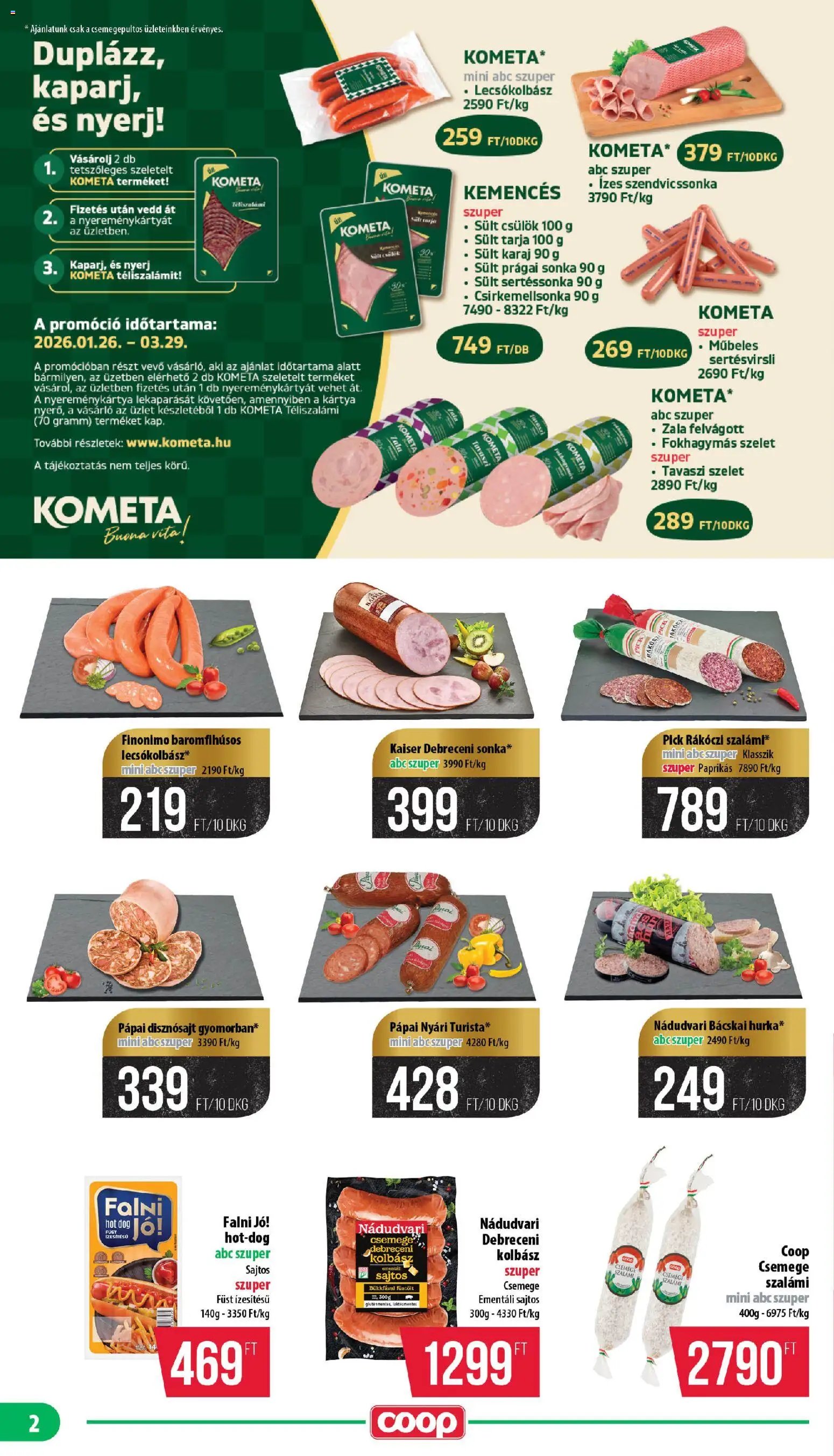 COOP újság 2026.03.19. COOP - Mini & Abc & Szuper / Mecsek (2026-03-19 - 2026-03-25)