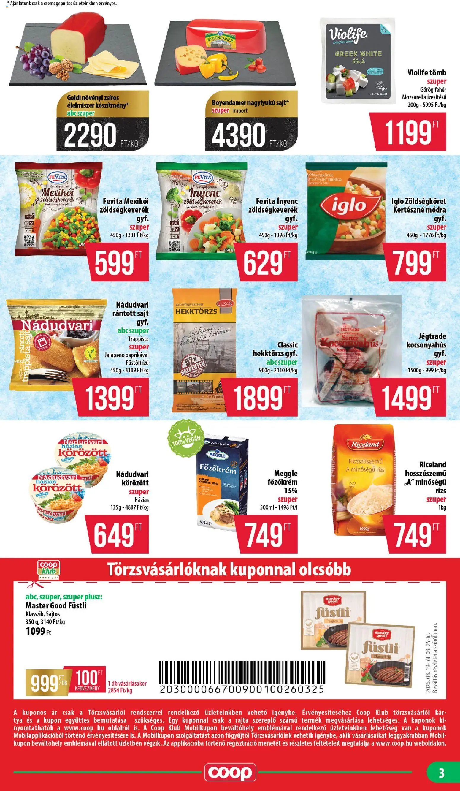 COOP újság 2026.03.19. COOP - Mini & Abc & Szuper / Mecsek (2026-03-19 - 2026-03-25)