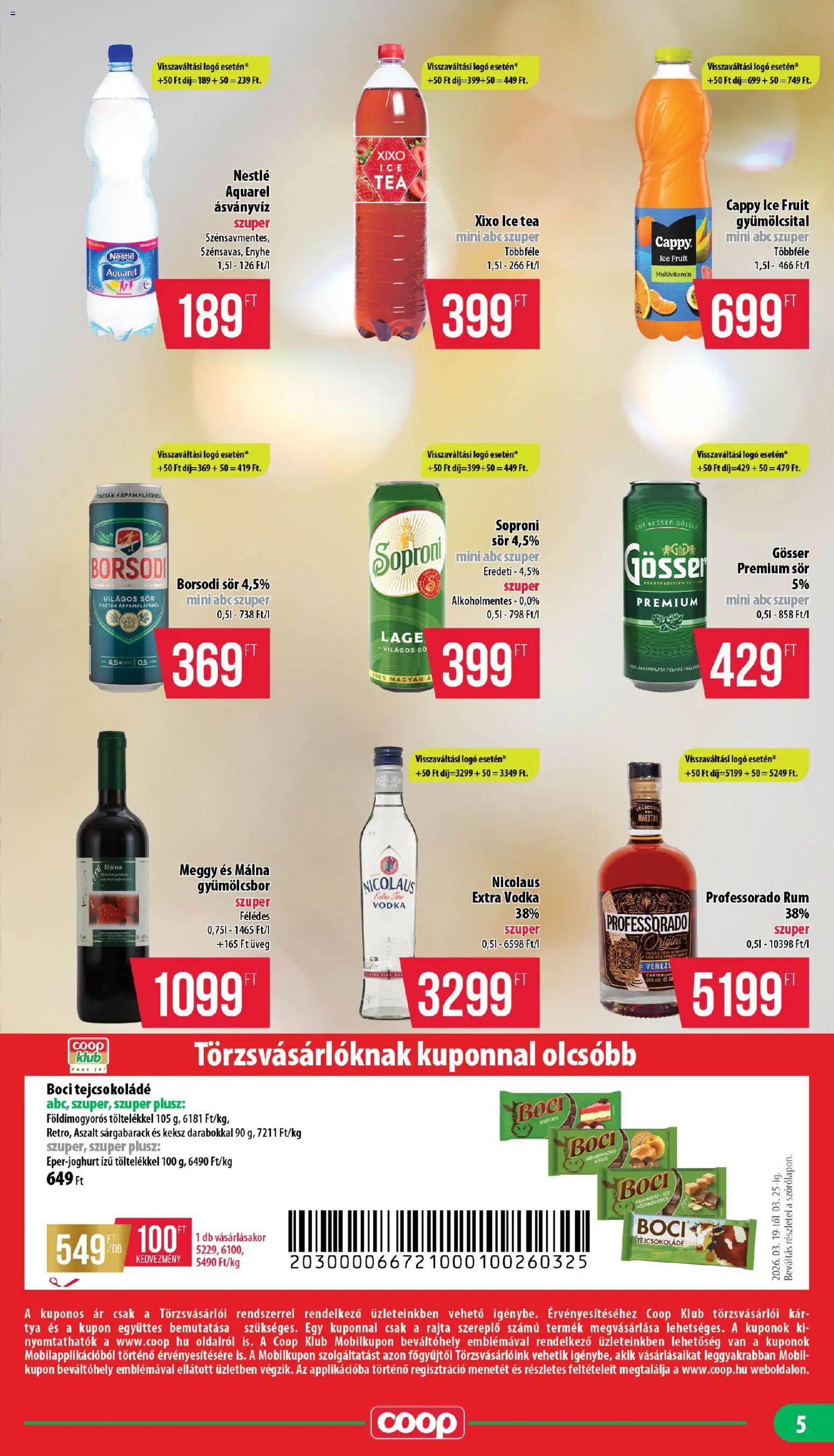 COOP újság 2026.03.19. COOP - Mini & Abc & Szuper / Mecsek (2026-03-19 - 2026-03-25)