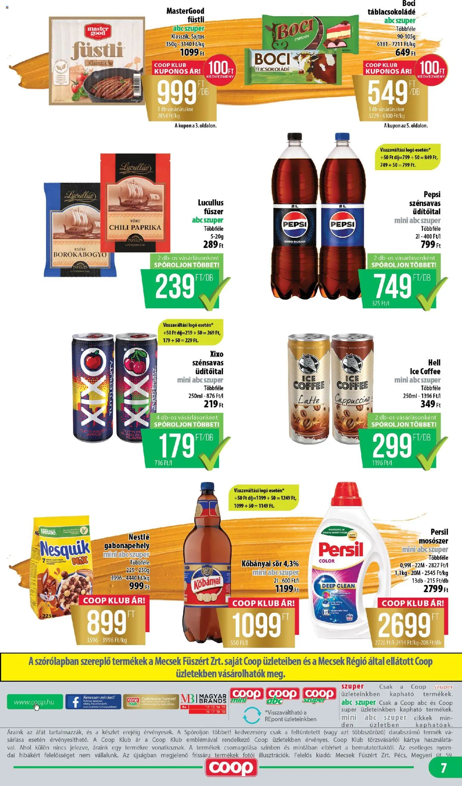 COOP újság 2026.03.19. COOP - Mini & Abc & Szuper / Mecsek (2026-03-19 - 2026-03-25)