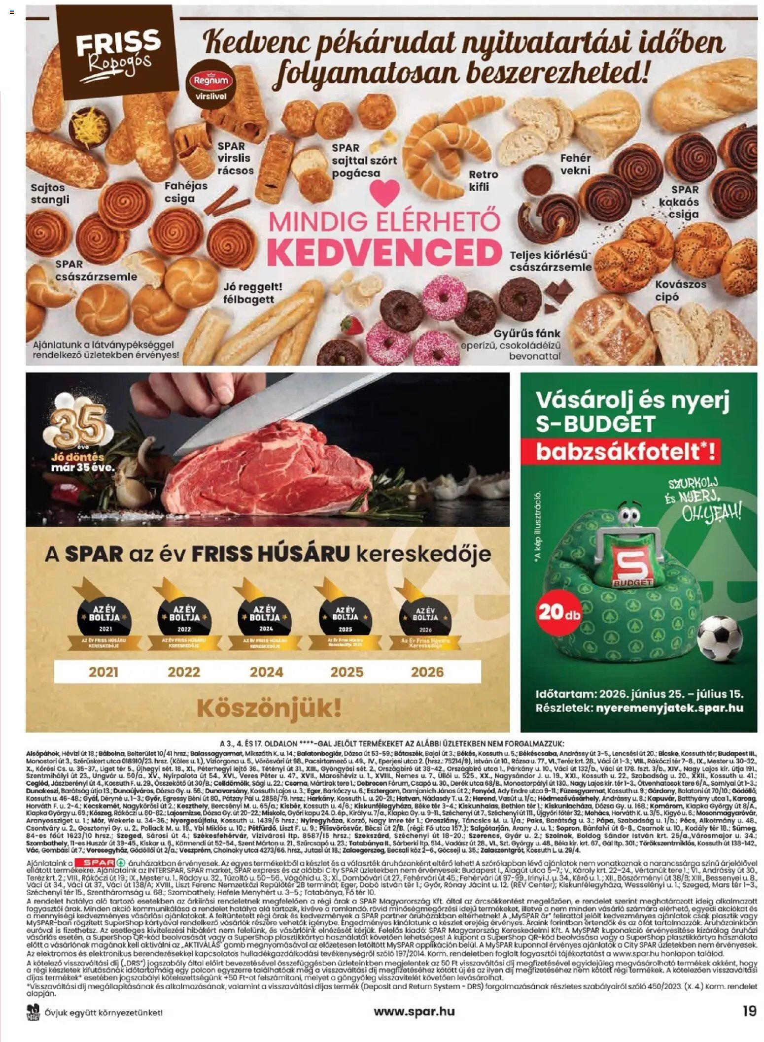 Spar újság 2026.06.25. Spar akciós újság