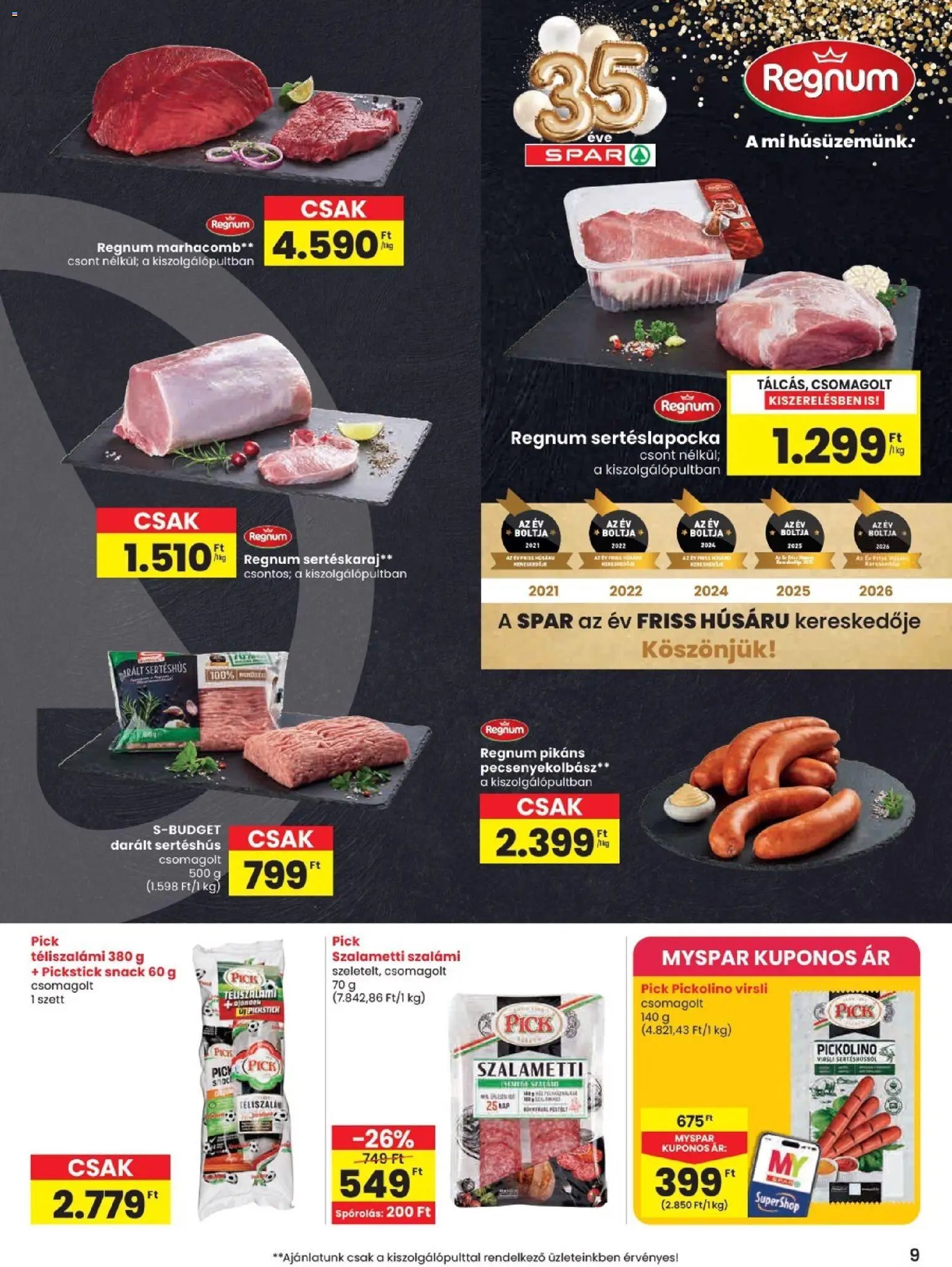Spar újság 2026.06.25. Spar akciós újság