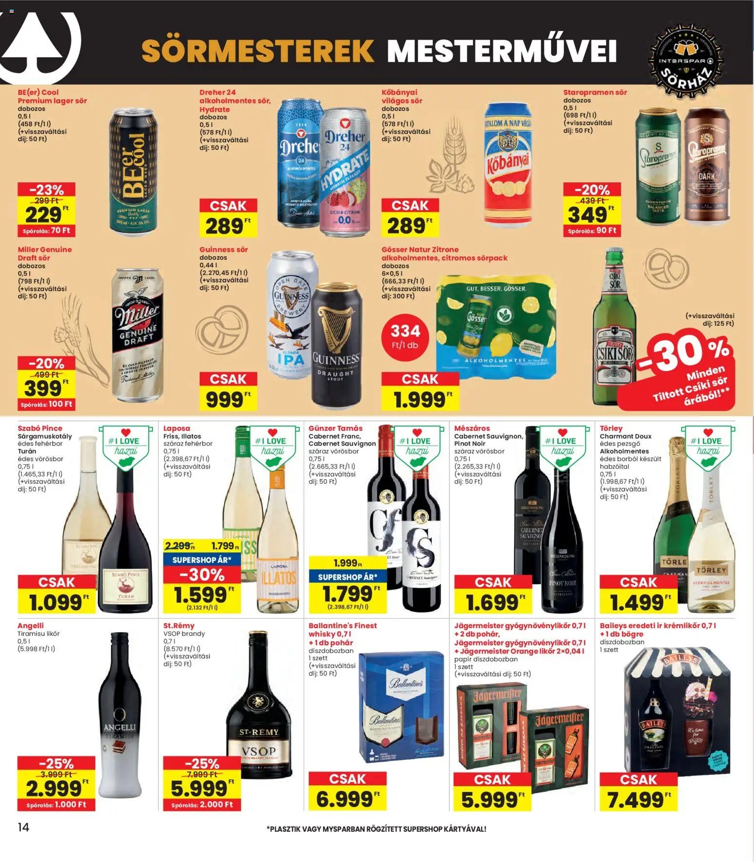 Interspar újság 2025.11.13. Black Friday (2025-11-13 - 2025-11-19)