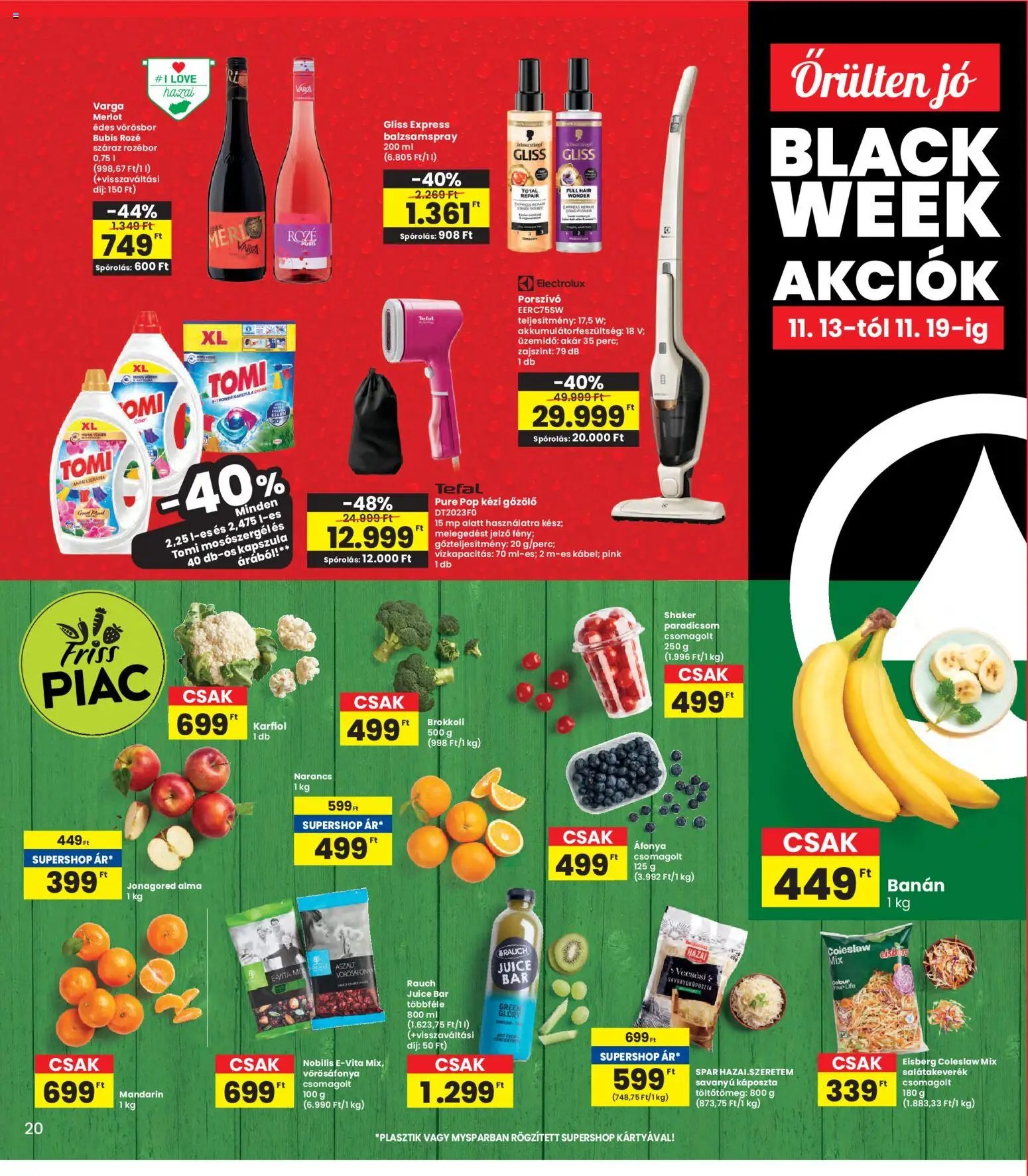Interspar újság 2025.11.13. Black Friday (2025-11-13 - 2025-11-19)