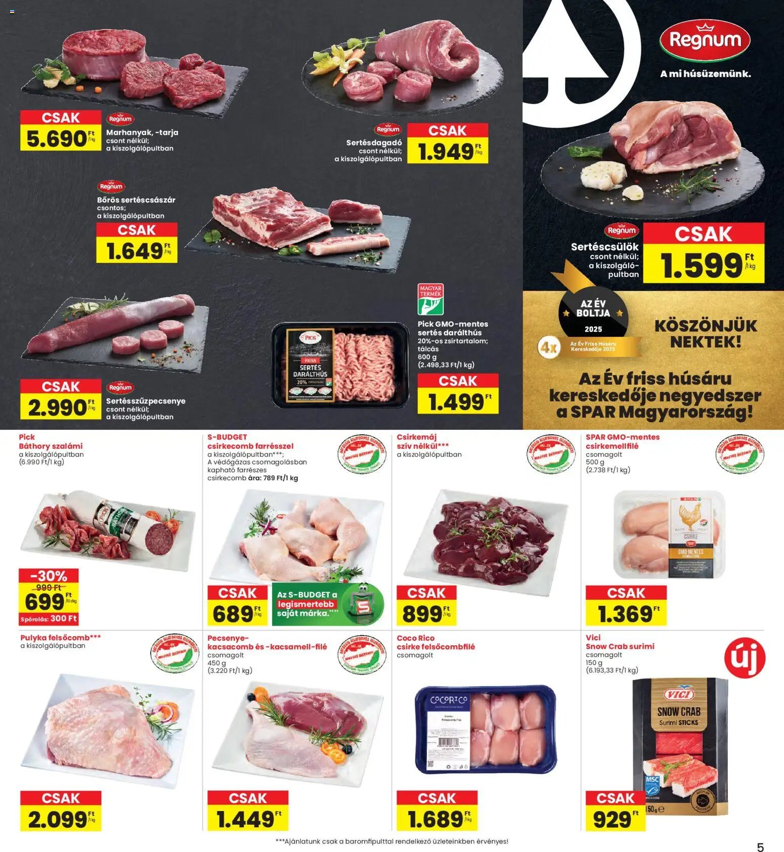 Interspar újság 2025.11.13. Black Friday (2025-11-13 - 2025-11-19)