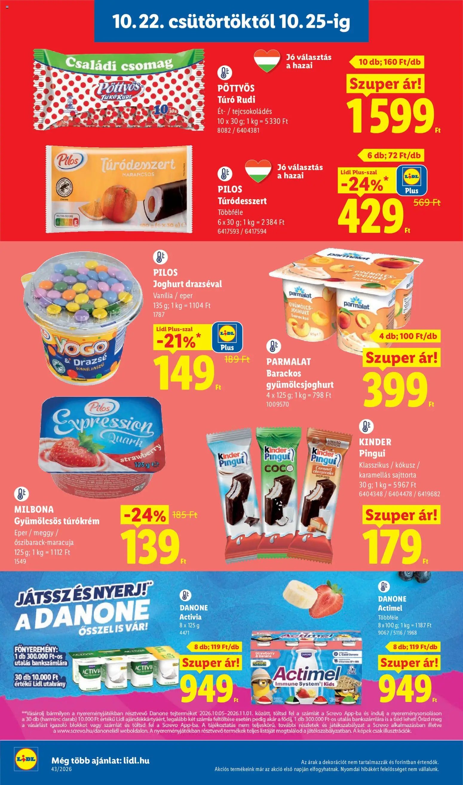 Lidl akciós ujság 2026.10.22. 🎃 HALLOWEEN 🧡