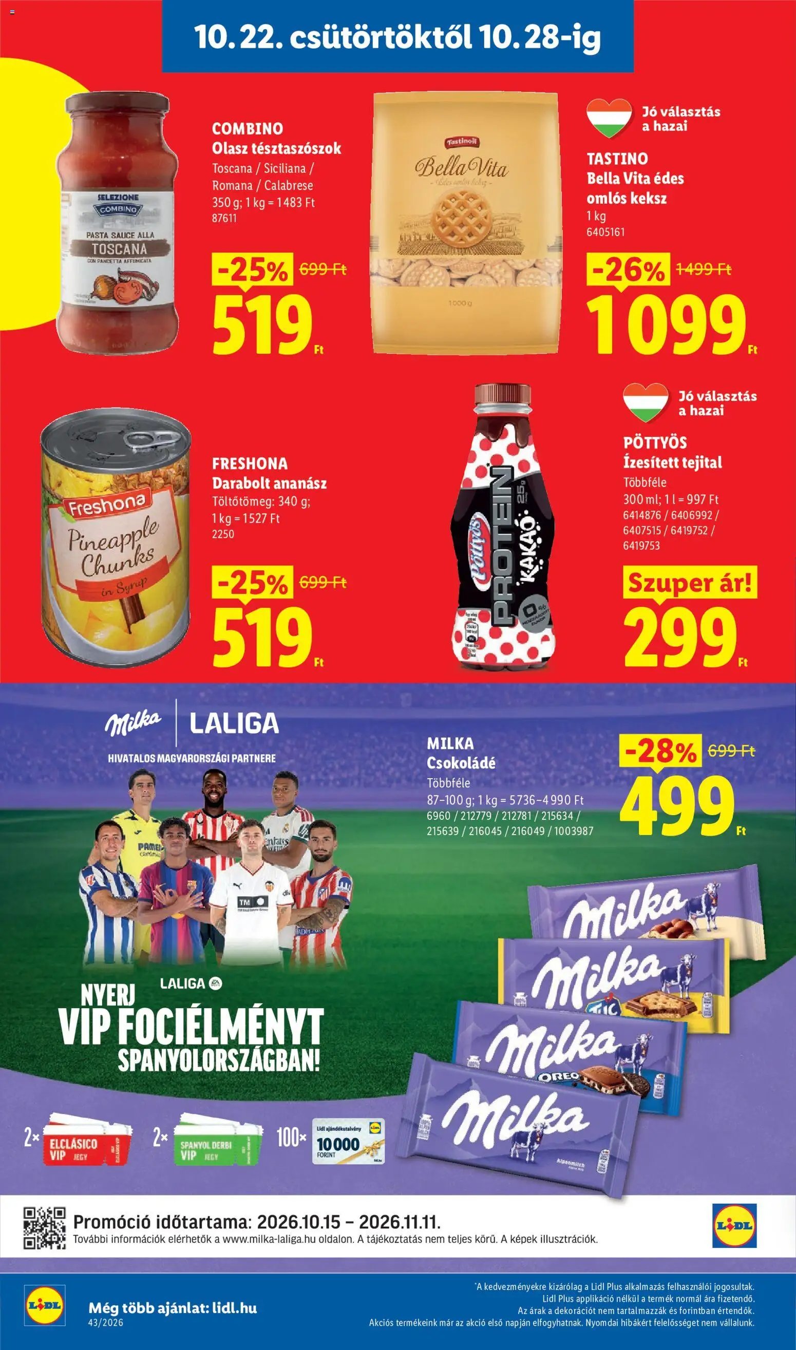 Lidl akciós ujság 2026.10.22. 🎃 HALLOWEEN 🧡