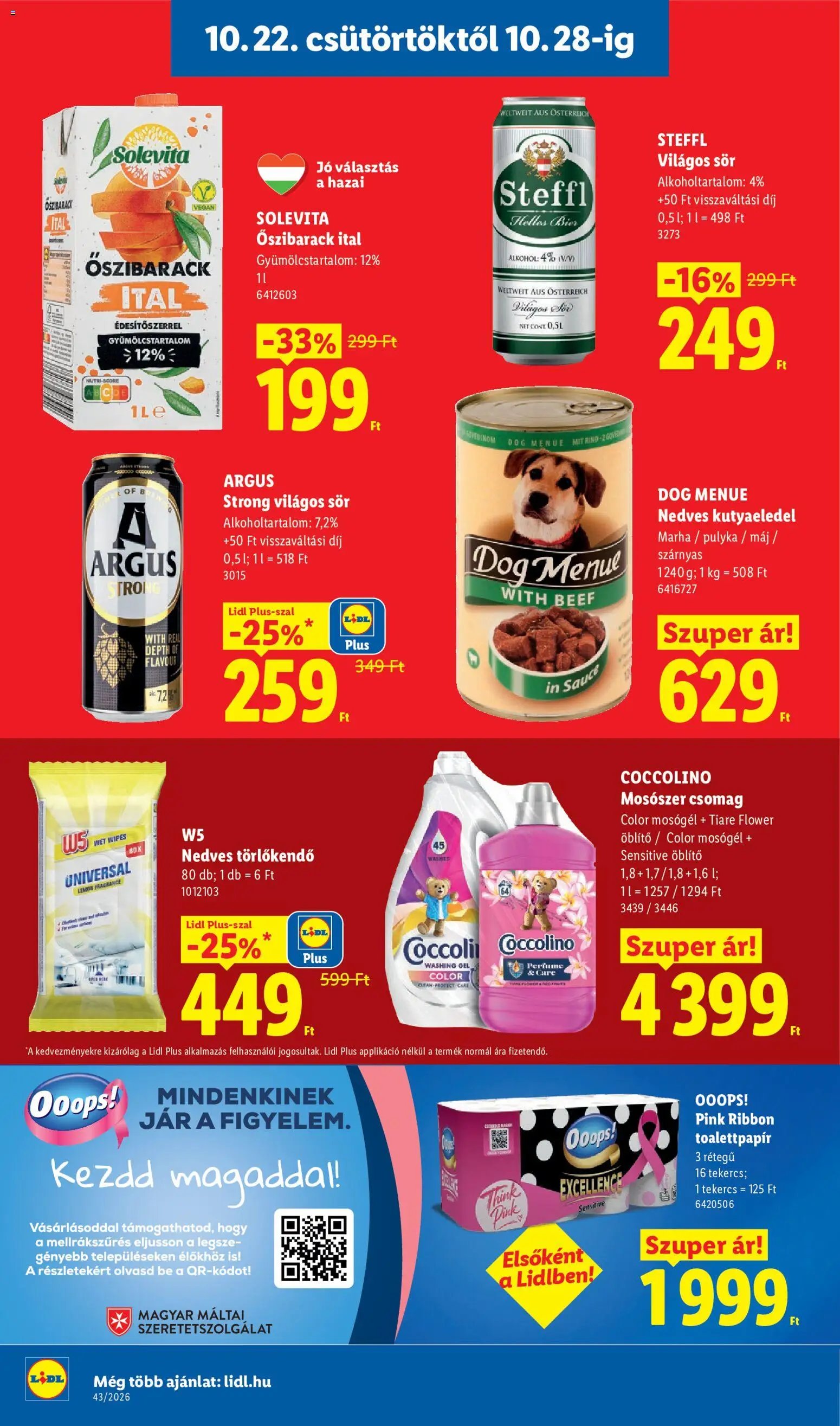 Lidl akciós ujság 2026.10.22. 🎃 HALLOWEEN 🧡