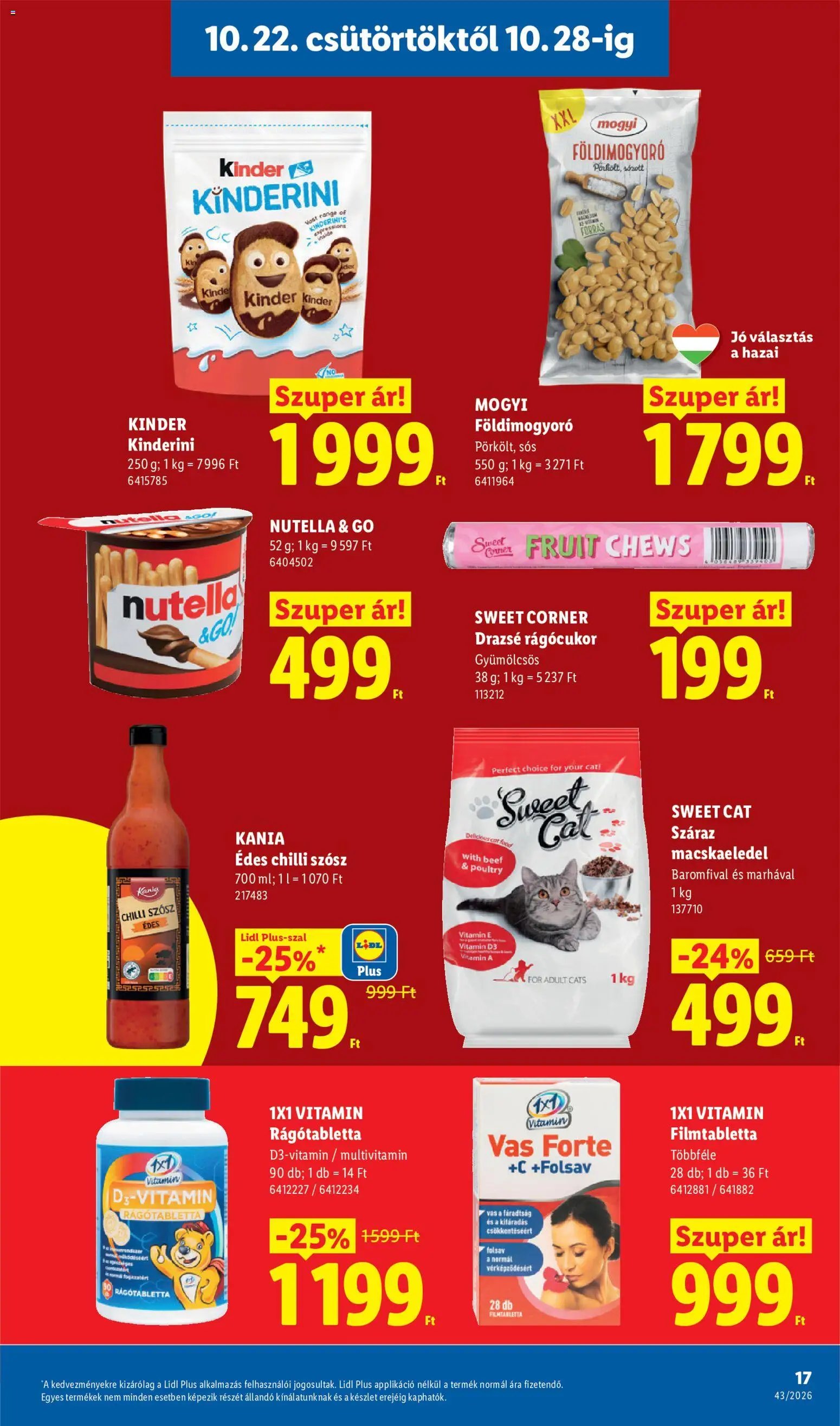 Lidl akciós ujság 2026.10.22. 🎃 HALLOWEEN 🧡