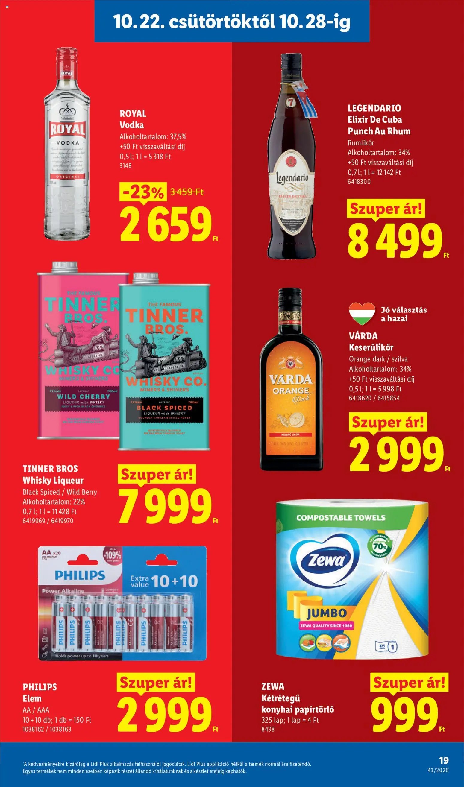 Lidl akciós ujság 2026.10.22. 🎃 HALLOWEEN 🧡