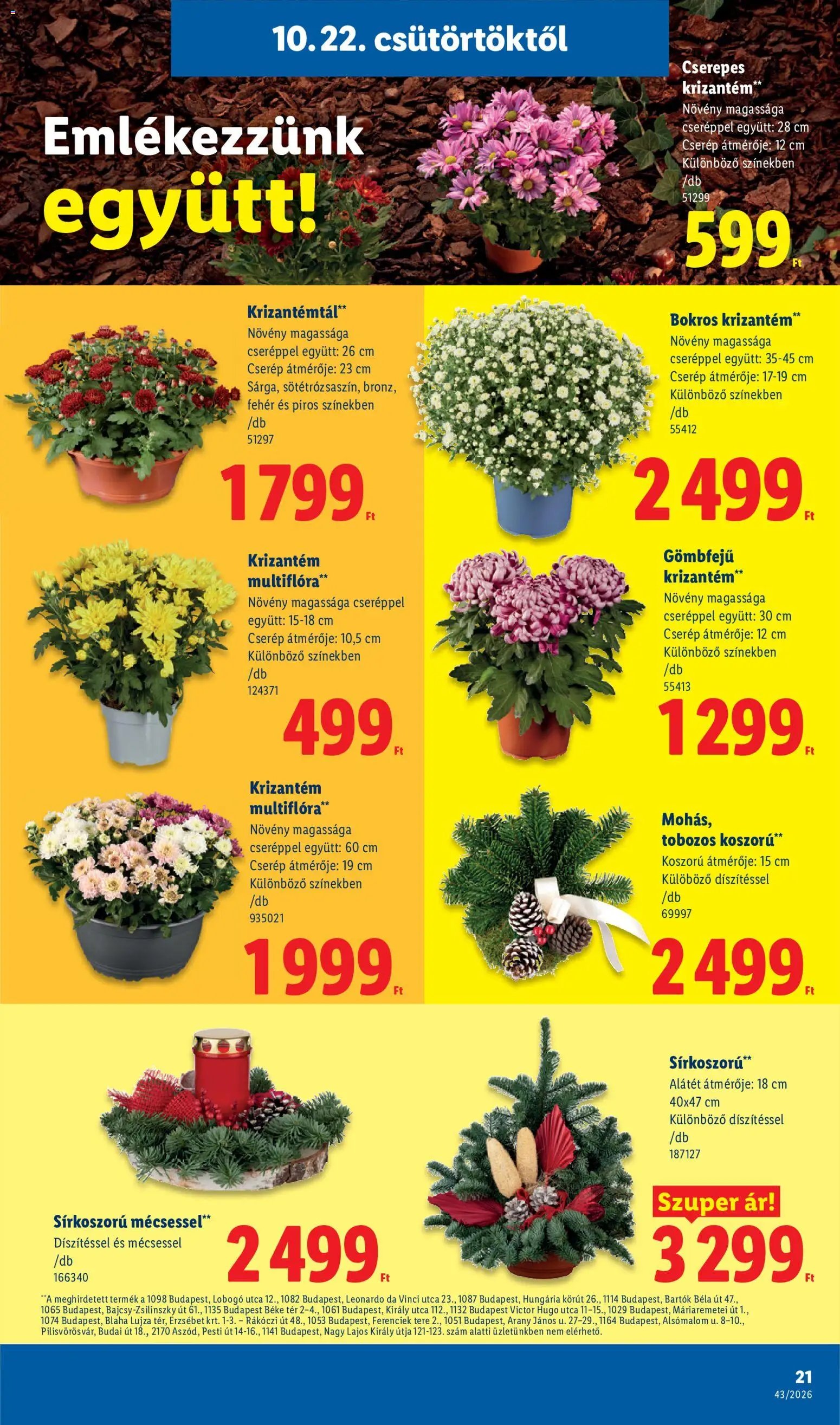 Lidl akciós ujság 2026.10.22. 🎃 HALLOWEEN 🧡