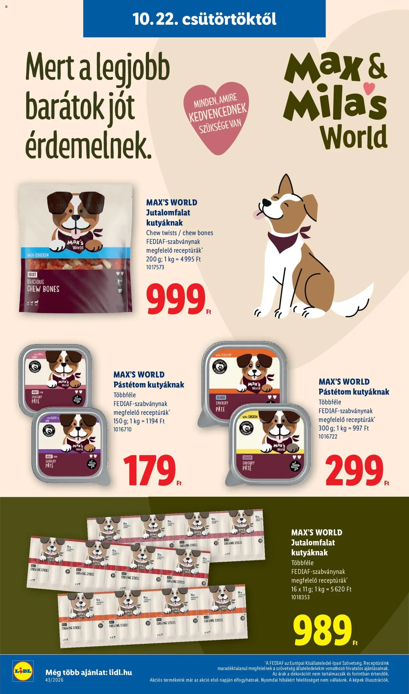 Lidl akciós ujság 2026.10.22. 🎃 HALLOWEEN 🧡