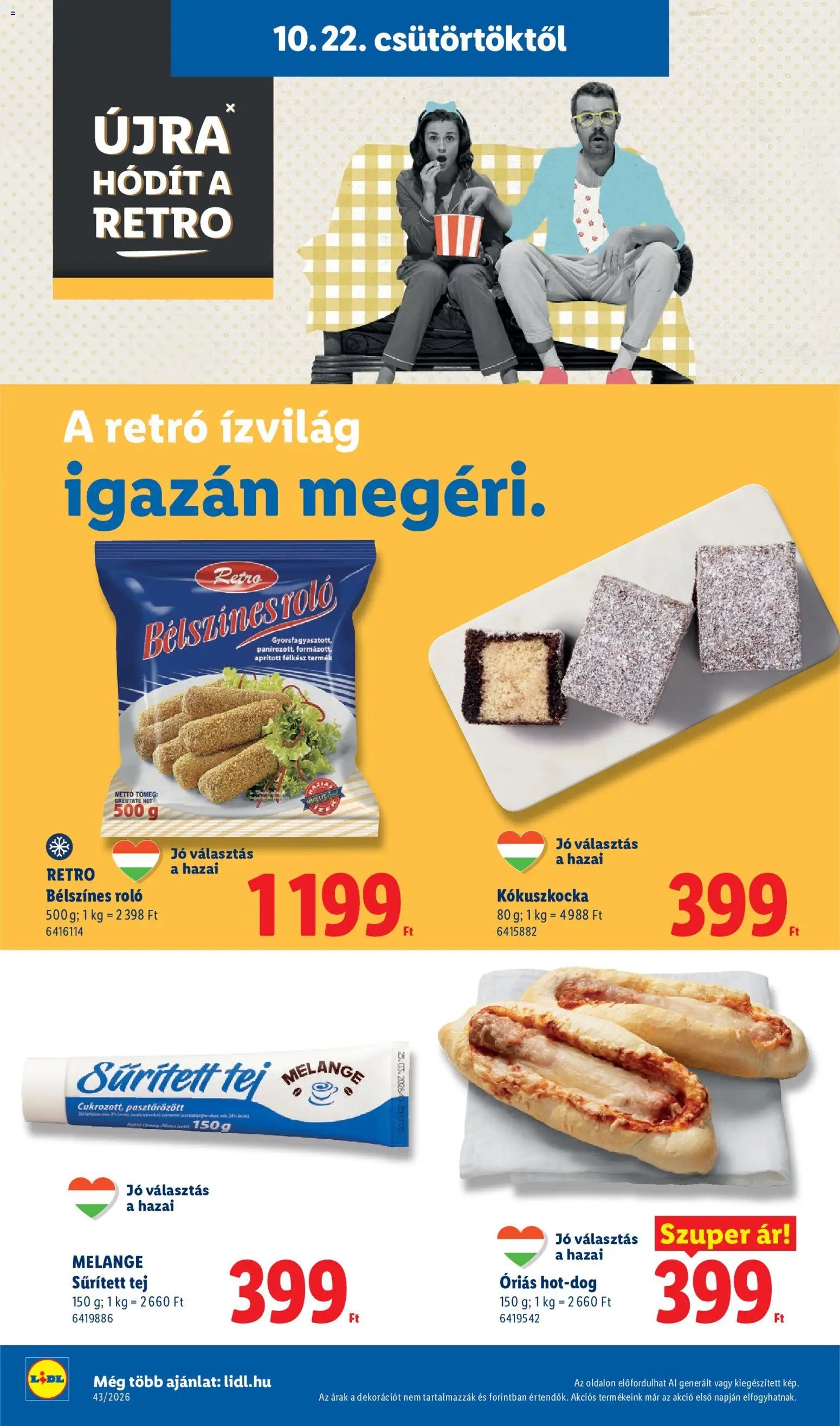 Lidl akciós ujság 2026.10.22. 🎃 HALLOWEEN 🧡