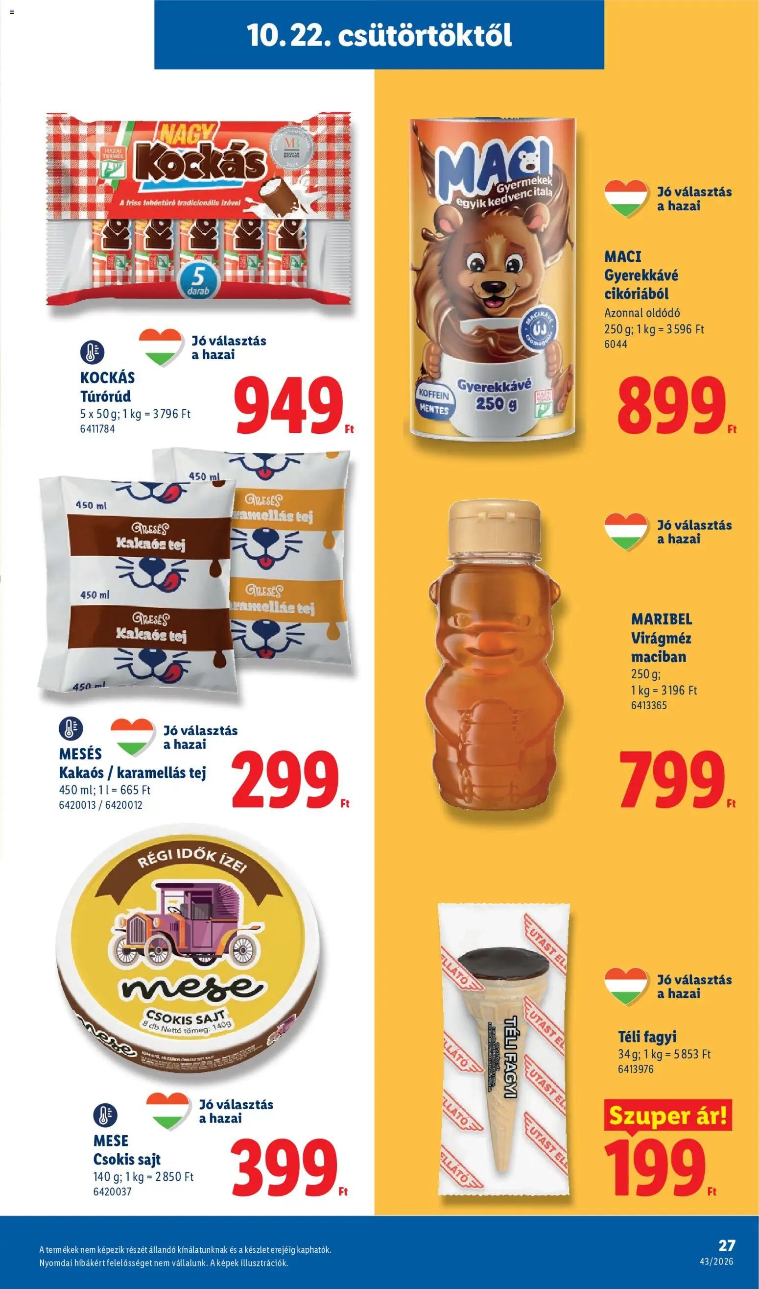 Lidl akciós ujság 2026.10.22. 🎃 HALLOWEEN 🧡