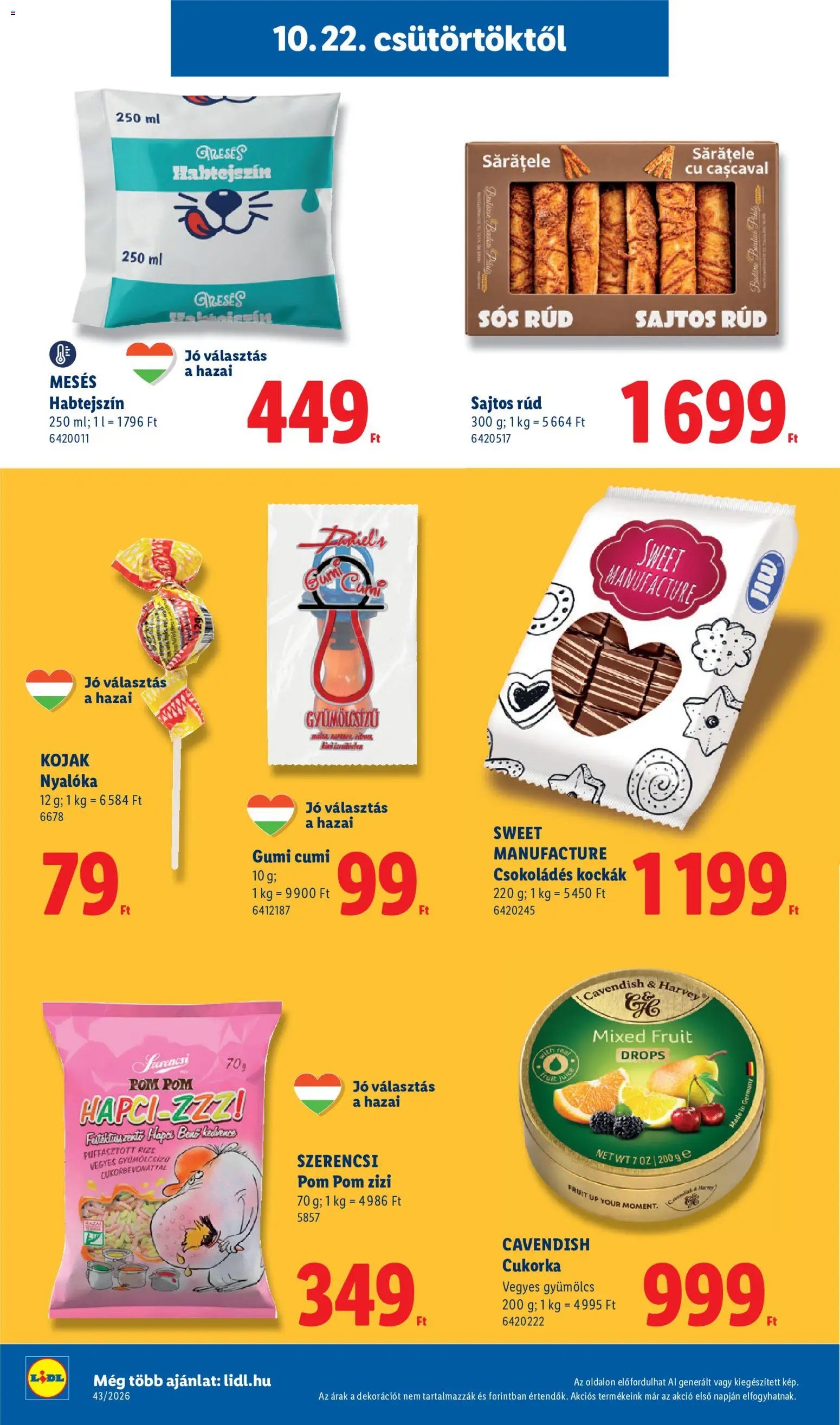 Lidl akciós ujság 2026.10.22. 🎃 HALLOWEEN 🧡