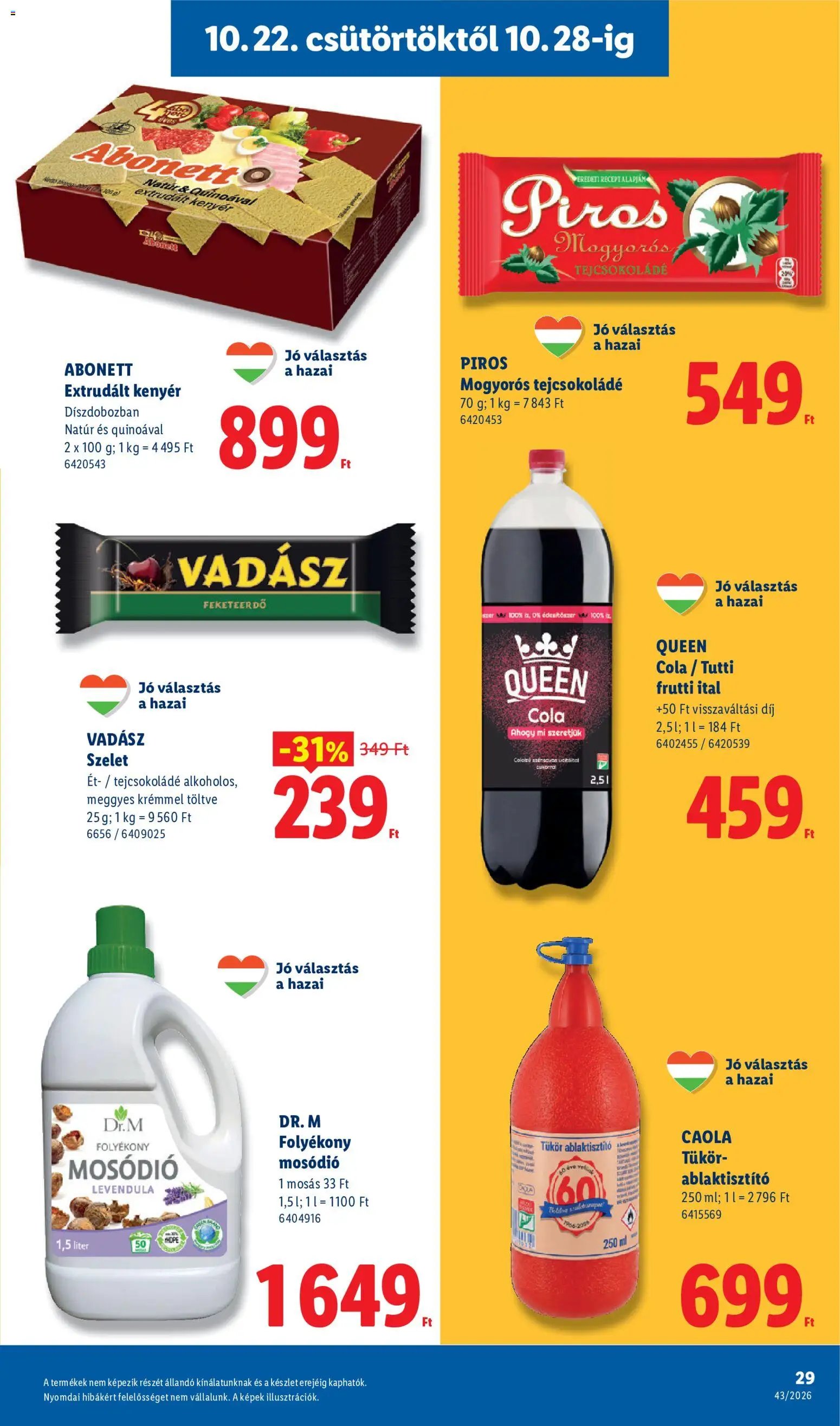 Lidl akciós ujság 2026.10.22. 🎃 HALLOWEEN 🧡