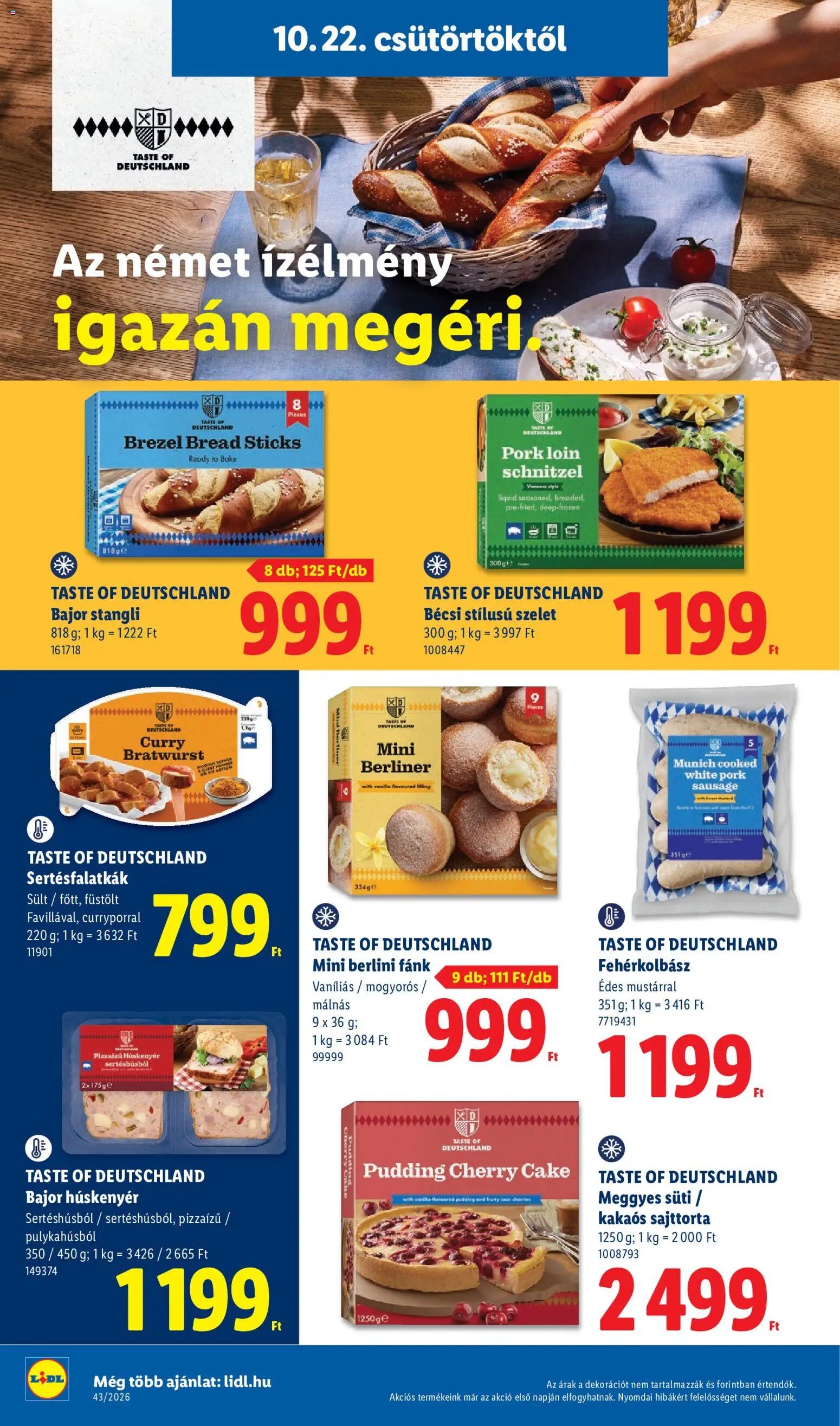 Lidl akciós ujság 2026.10.22. 🎃 HALLOWEEN 🧡
