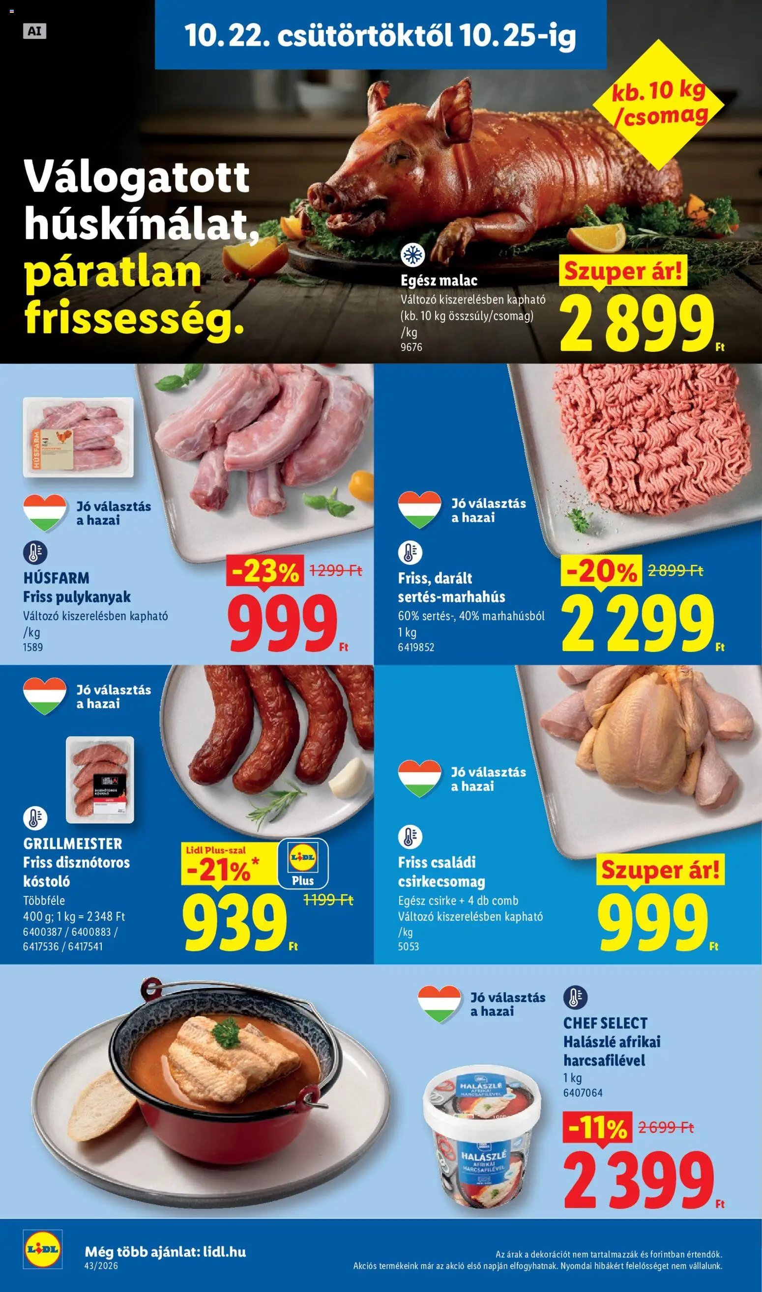 Lidl akciós ujság 2026.10.22. 🎃 HALLOWEEN 🧡