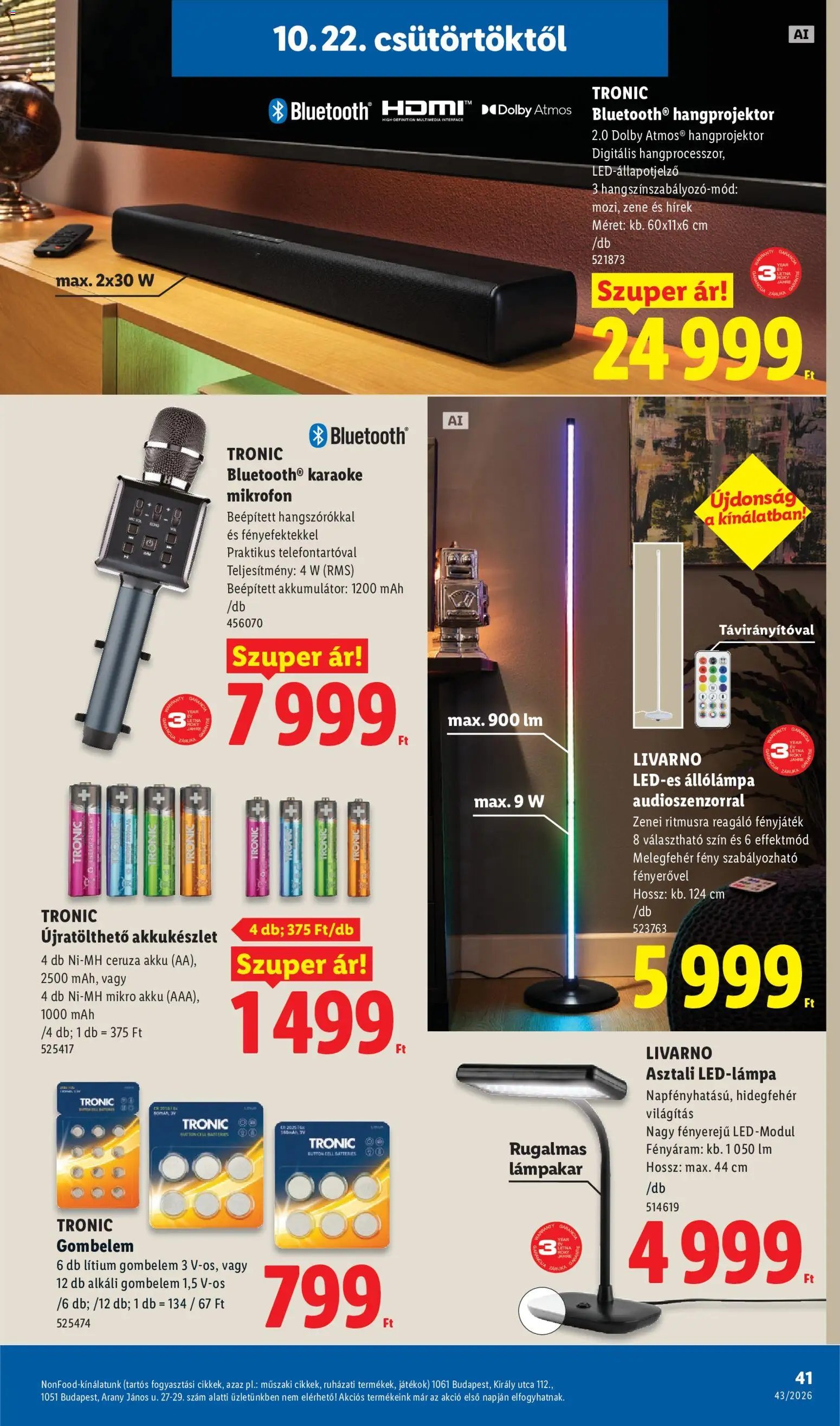 Lidl akciós ujság 2026.10.22. 🎃 HALLOWEEN 🧡