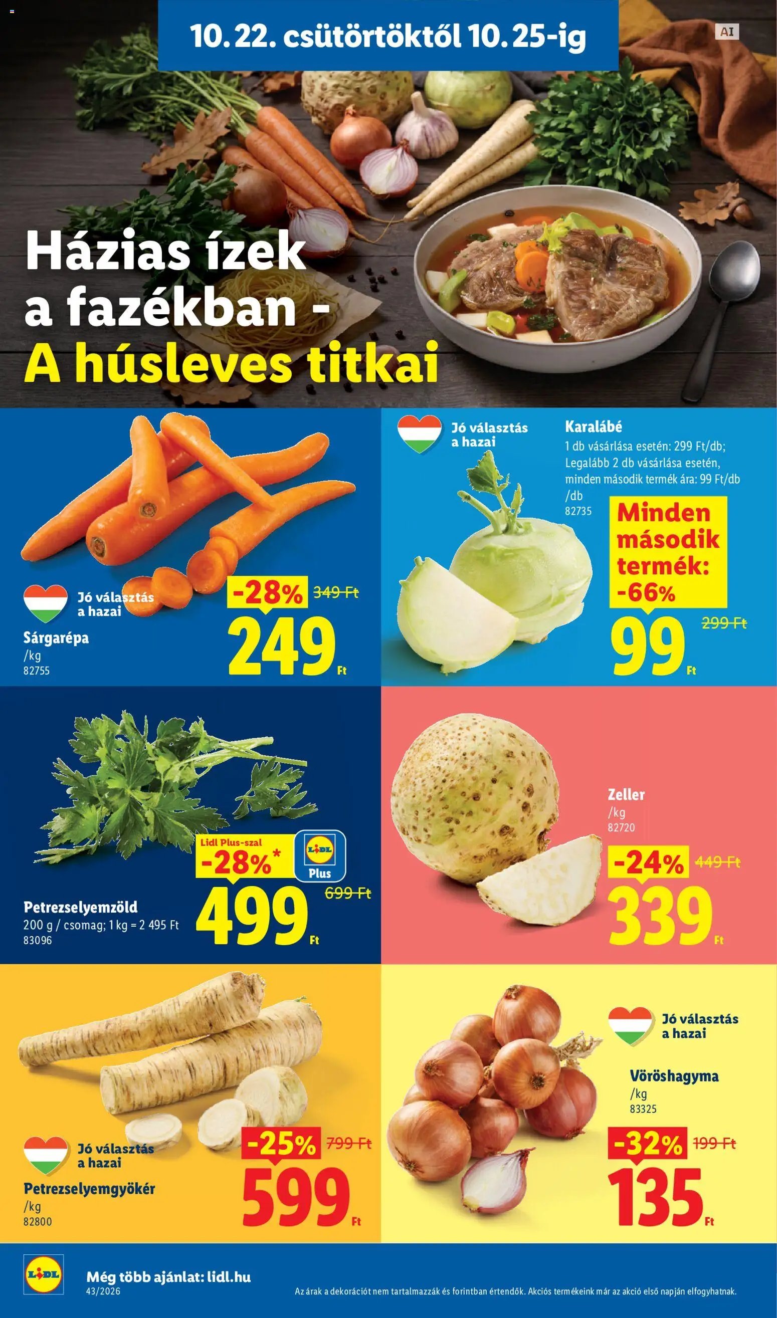 Lidl akciós ujság 2026.10.22. 🎃 HALLOWEEN 🧡