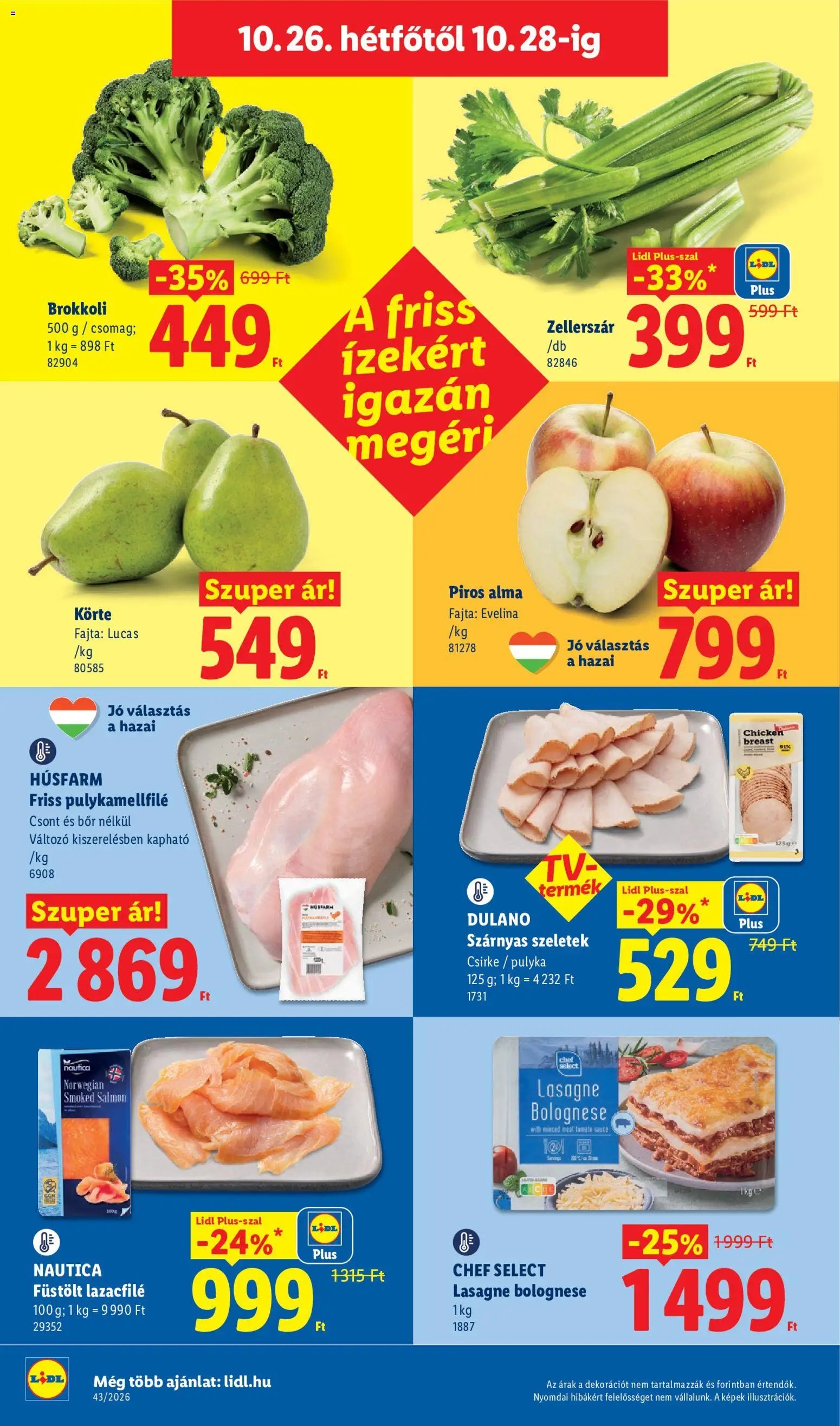 Lidl akciós ujság 2026.10.22. 🎃 HALLOWEEN 🧡