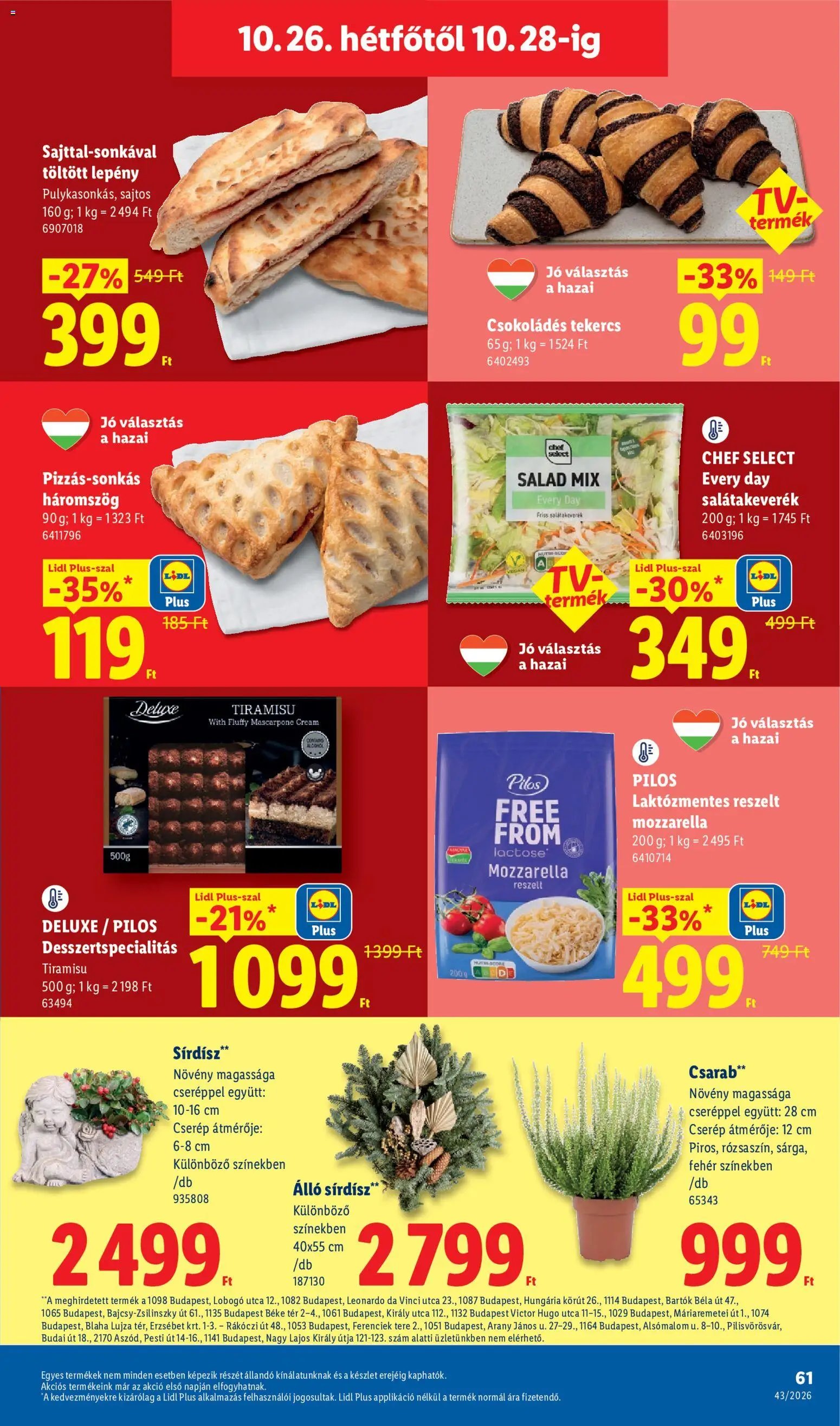 Lidl akciós ujság 2026.10.22. 🎃 HALLOWEEN 🧡