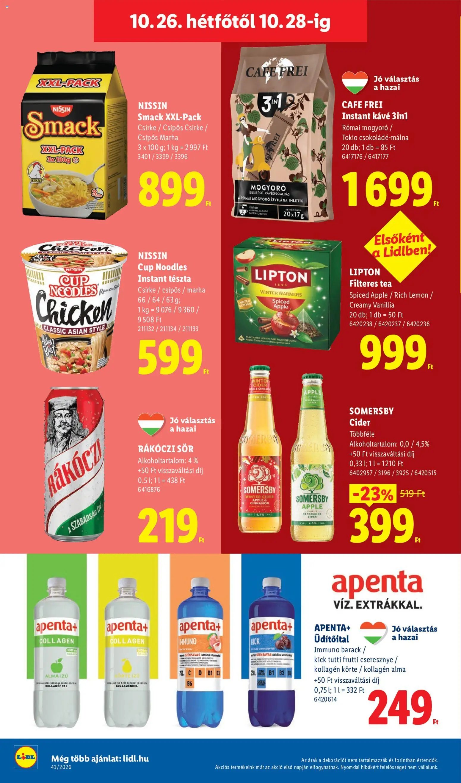 Lidl akciós ujság 2026.10.22. 🎃 HALLOWEEN 🧡