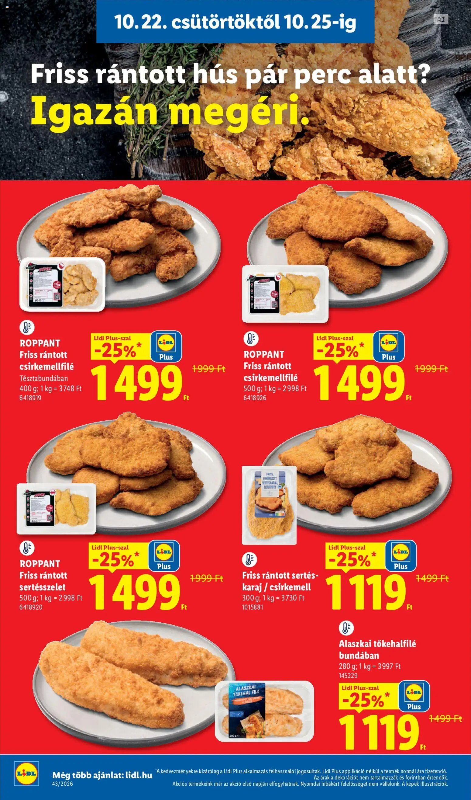 Lidl akciós ujság 2026.10.22. 🎃 HALLOWEEN 🧡