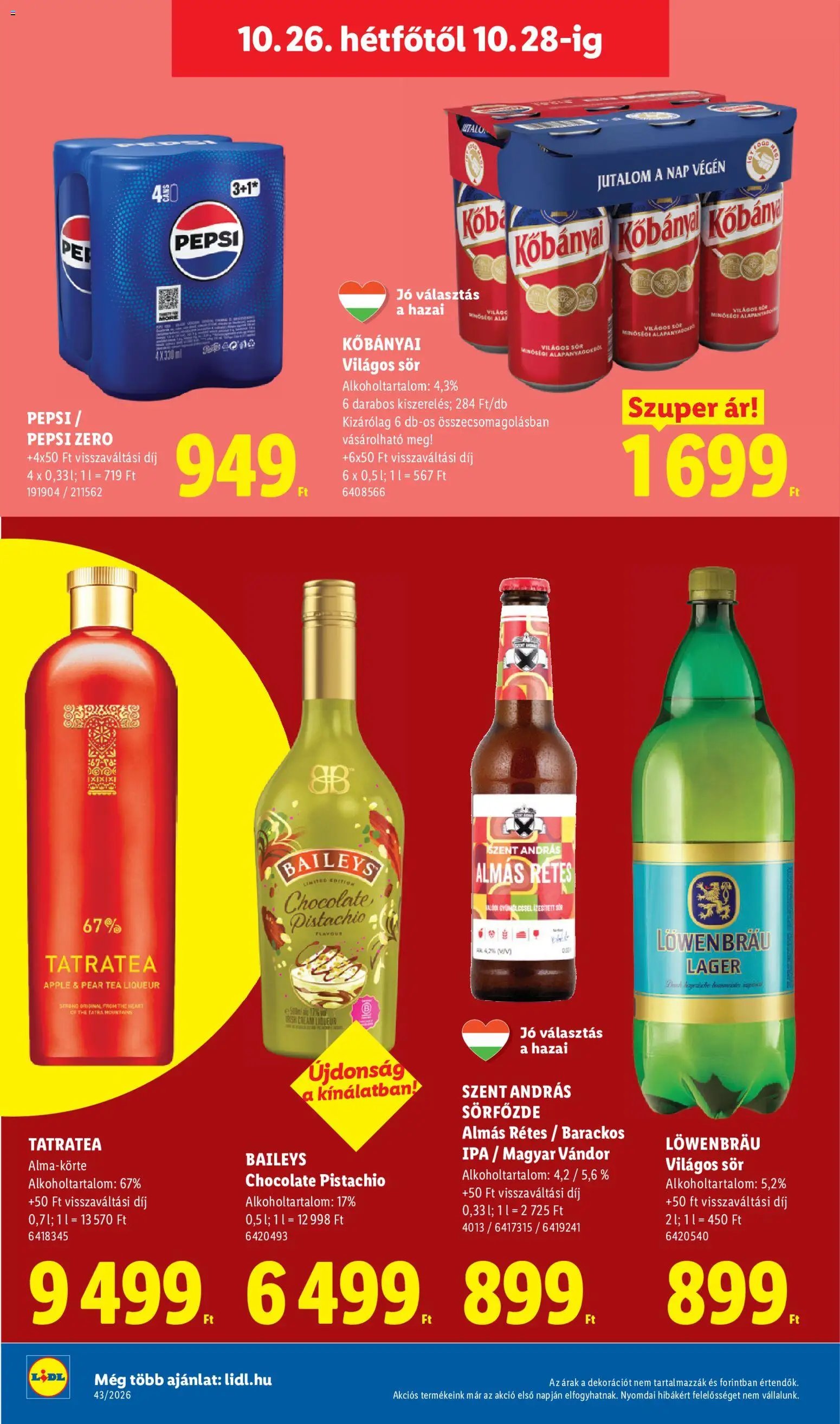 Lidl akciós ujság 2026.10.22. 🎃 HALLOWEEN 🧡