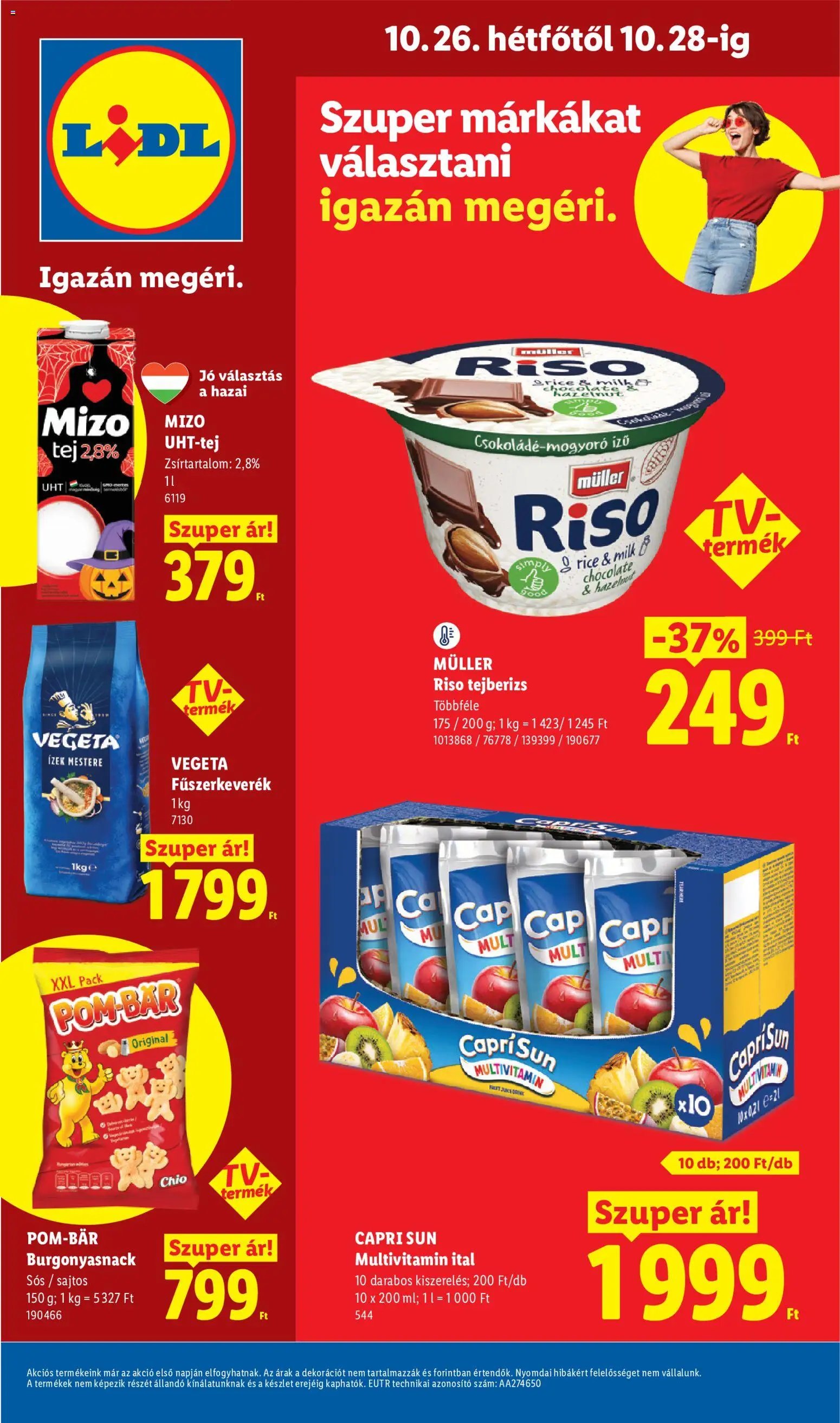 Lidl akciós ujság 2026.10.22. 🎃 HALLOWEEN 🧡